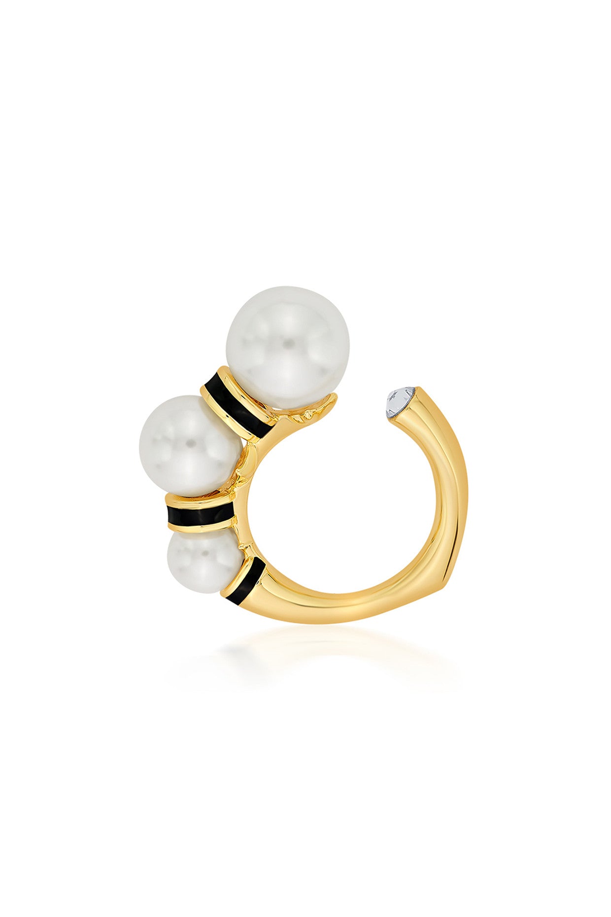 Amina Triple Pearl Ring