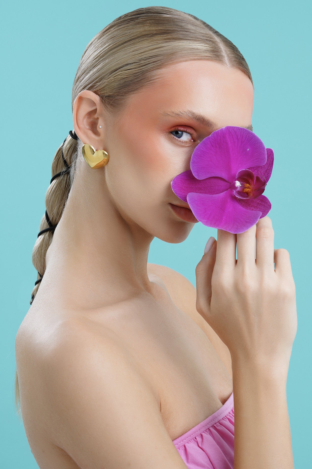 Amore Earrings 18k Gold Plated