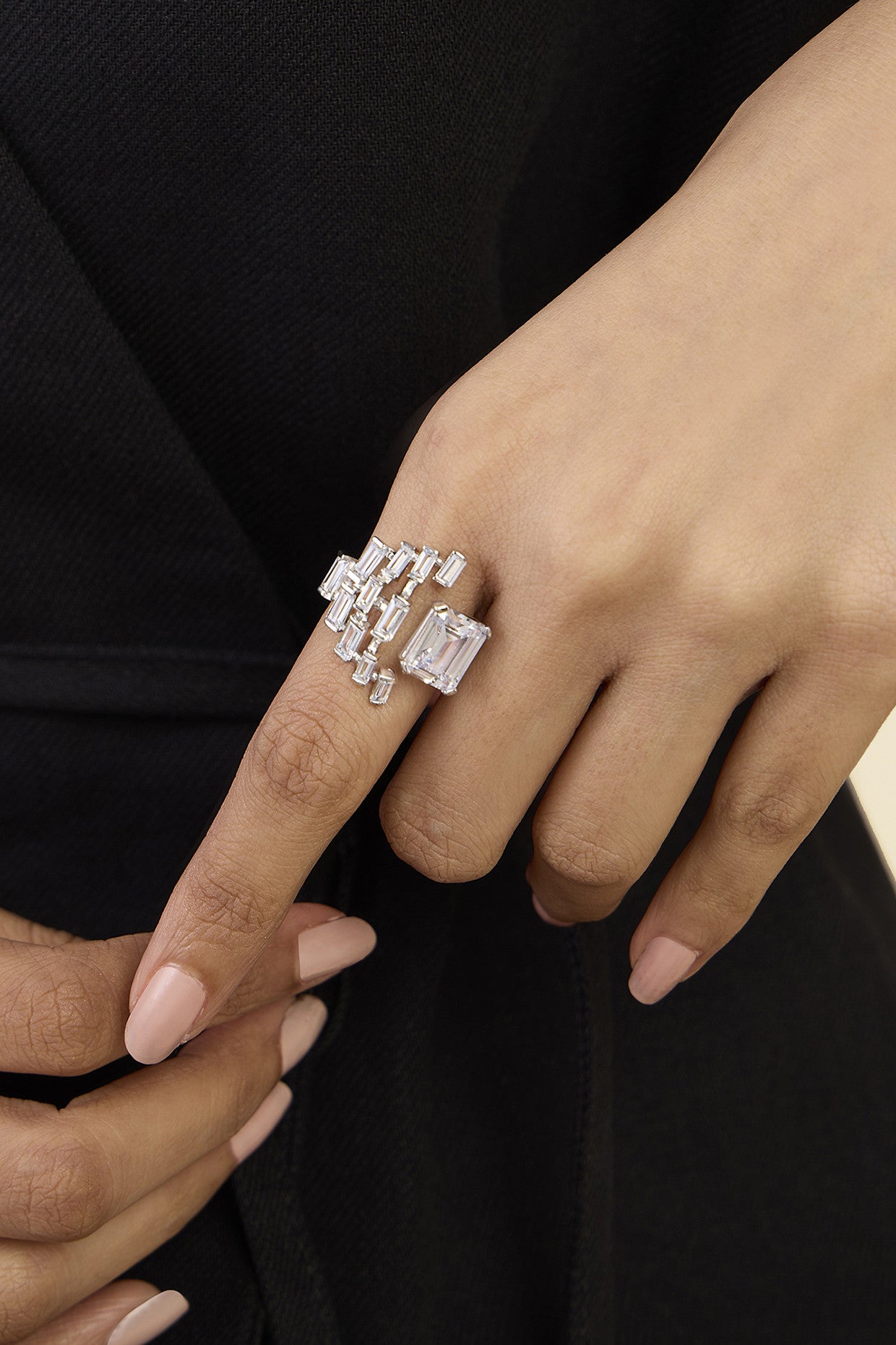 Art Deco Cocktail Ring