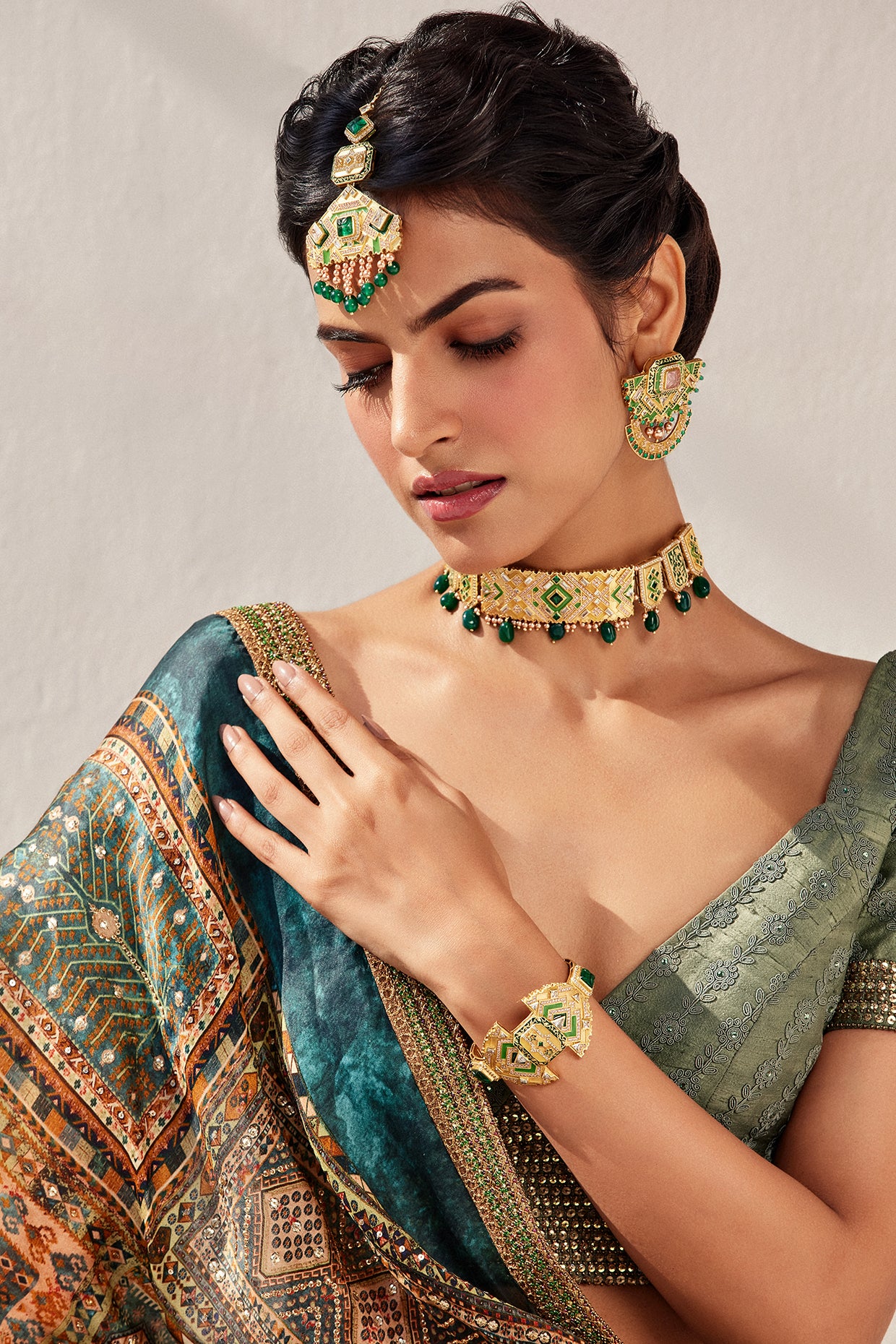 22kt Gold Plated Rumeli Cuff