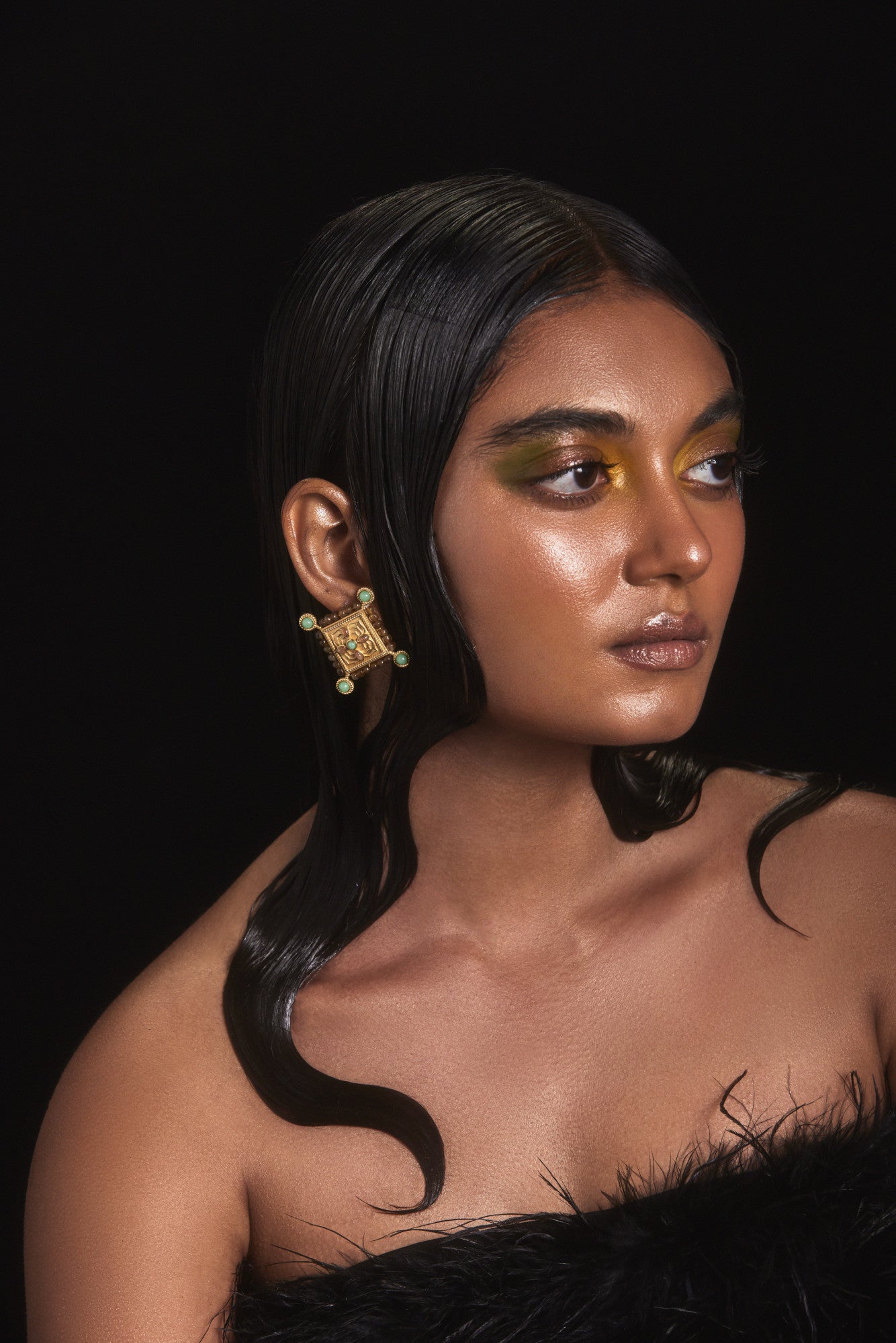 22kt Gold Plated Azra Studs Earrings