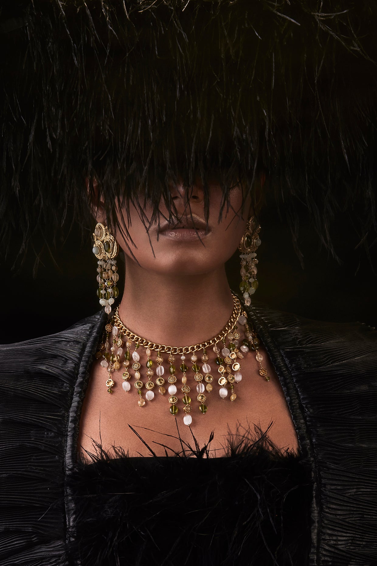 22kt Gold Plated Azra Classic Multi- Strand Necklace