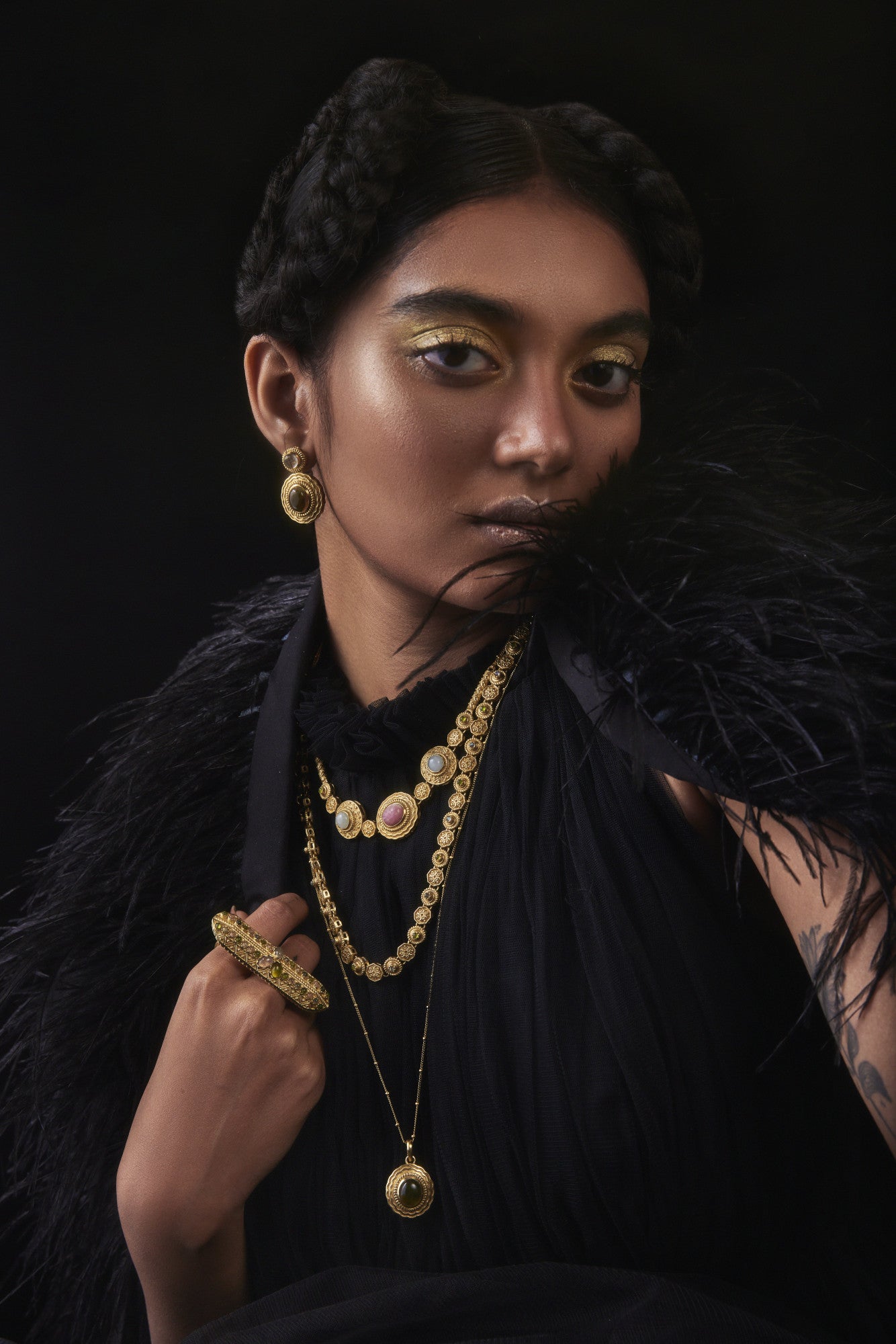 22kt Gold Plated Azra Classic Necklace