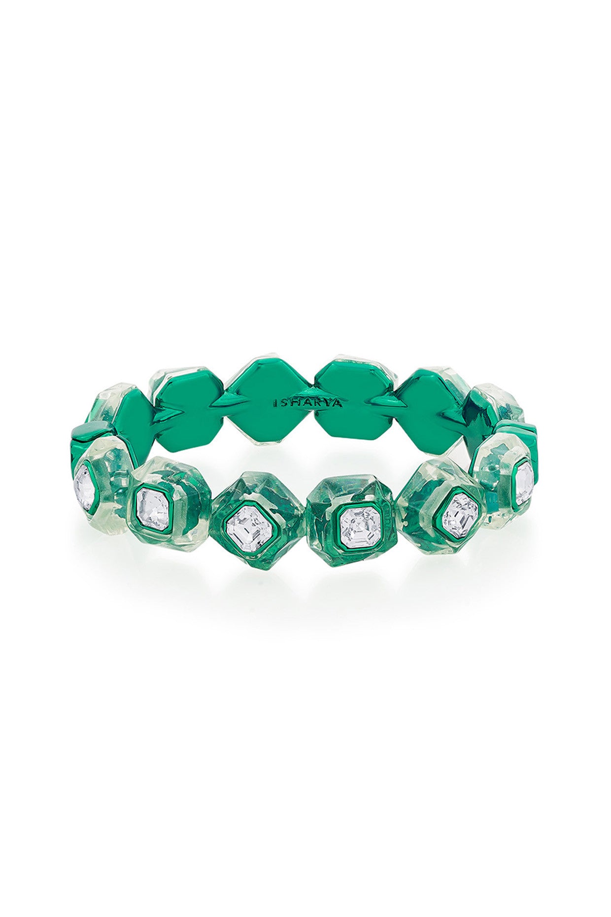 B-dazzle Green Crystal Bracelet