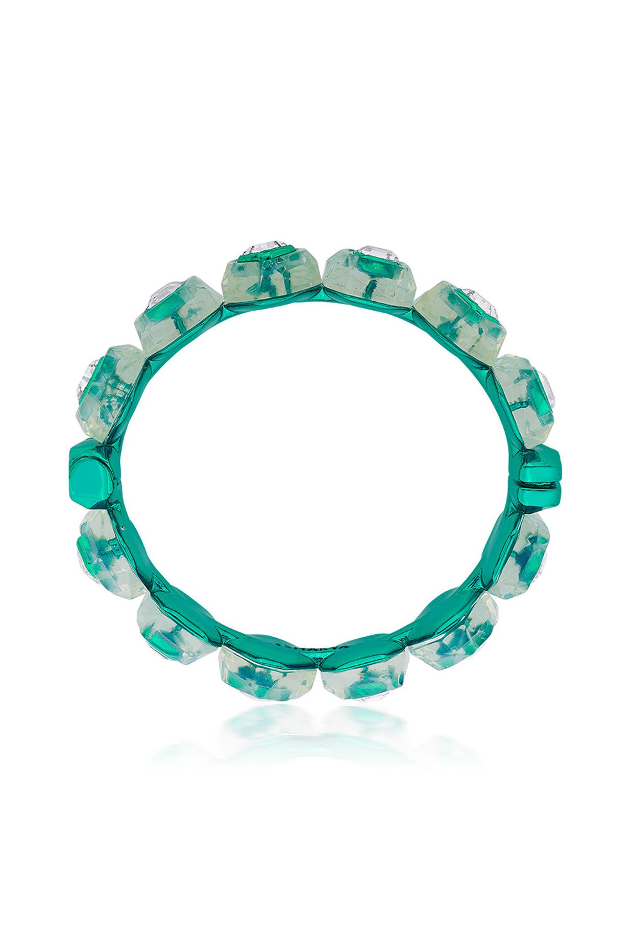 B-dazzle Green Crystal Bracelet