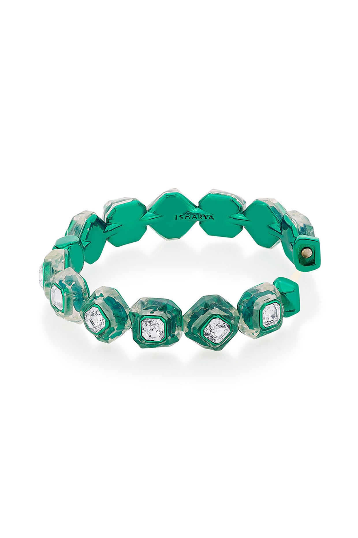 B-dazzle Green Crystal Bracelet