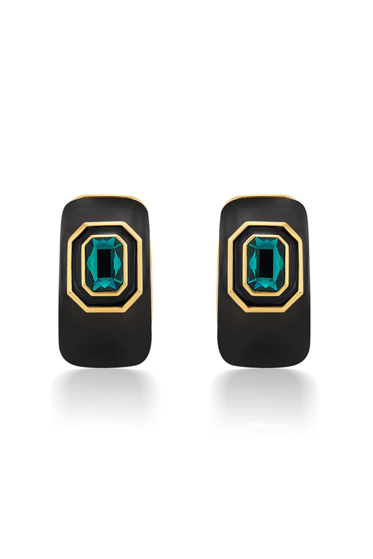 B-dazzle Green Crystal Resin Huggies