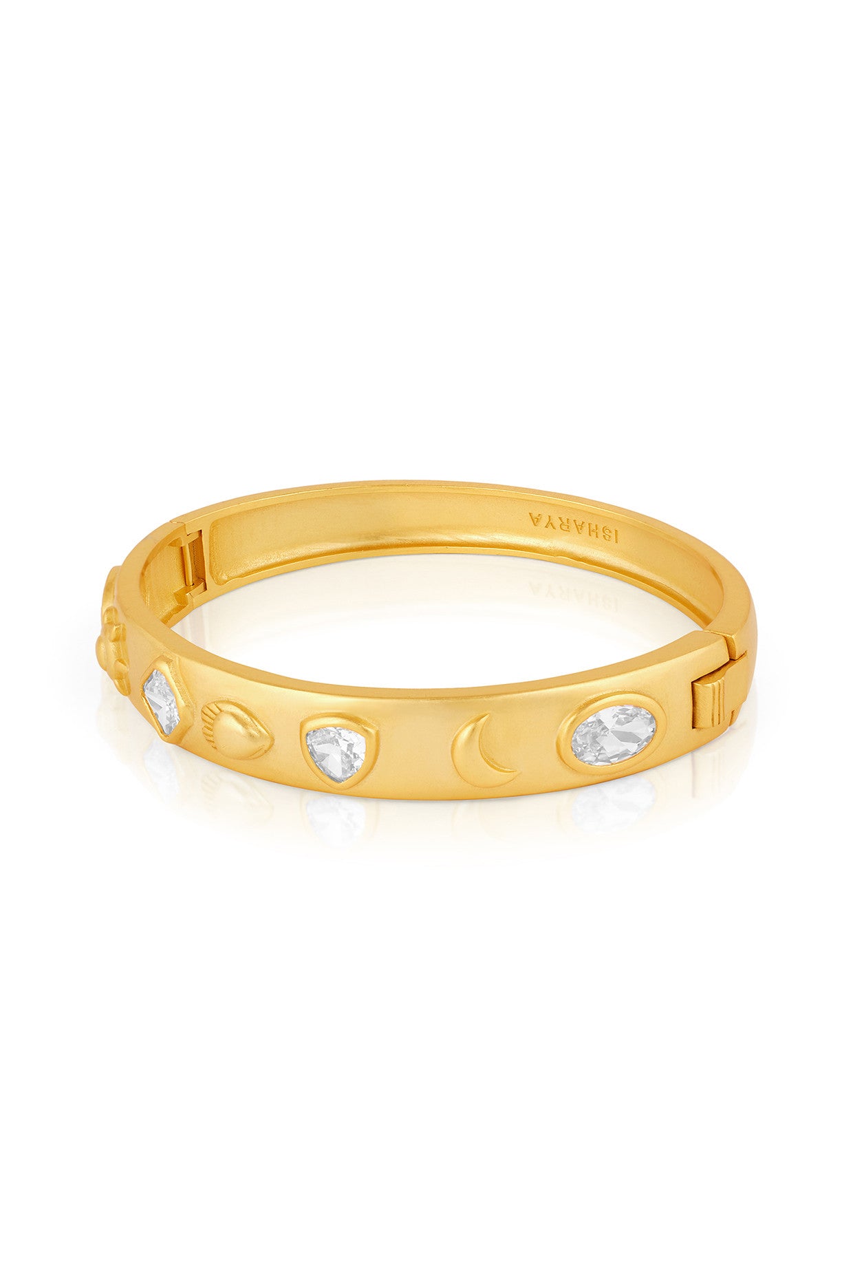 Mirror Oval Hinge Bangle