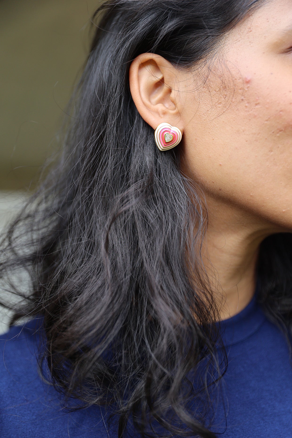 Bianca Pop Heart Earrings