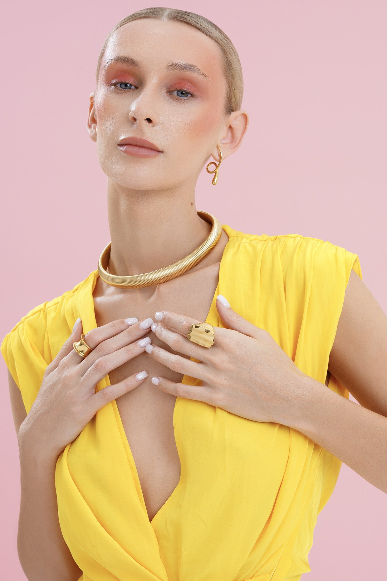 Birch Earrings 18k Gold Plated