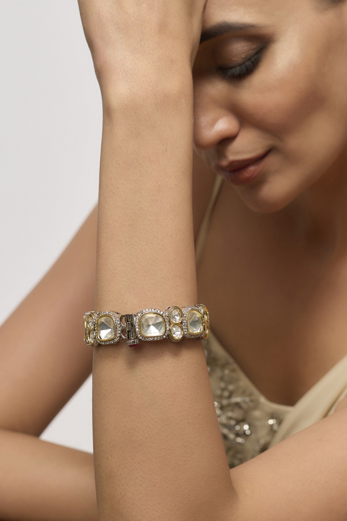 Black Rhodium Diamond Bangle