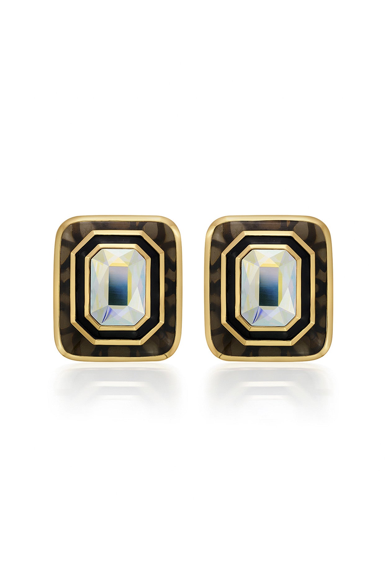 Blaze Art Deco Studs