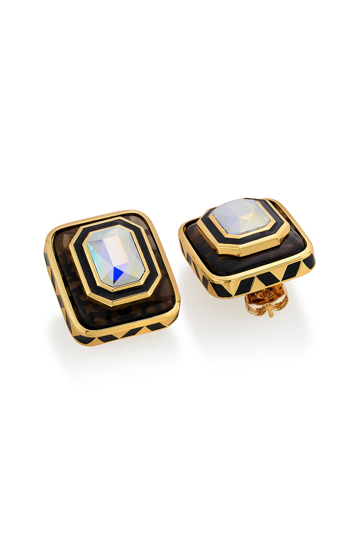 Blaze Art Deco Studs