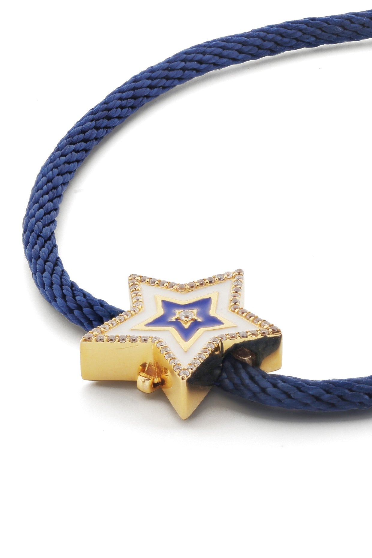 Blue Star Enamel Bracelet