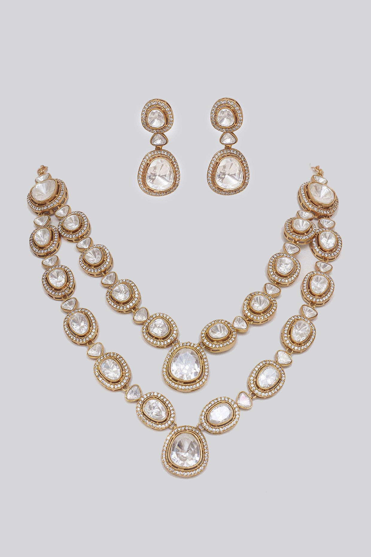 Kria Red Moissanite Choker Set