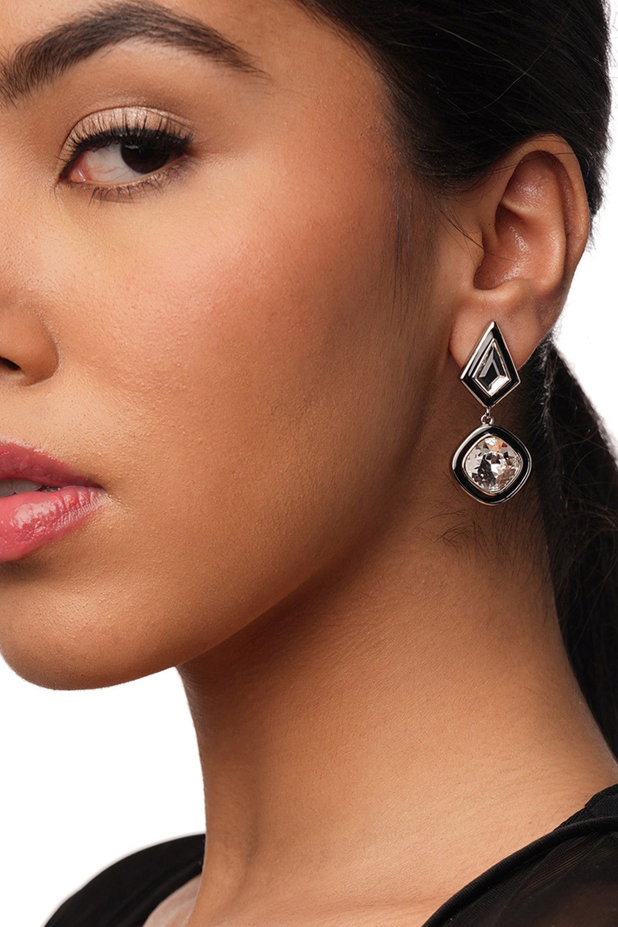 Bougie Crystal Drop Earrings