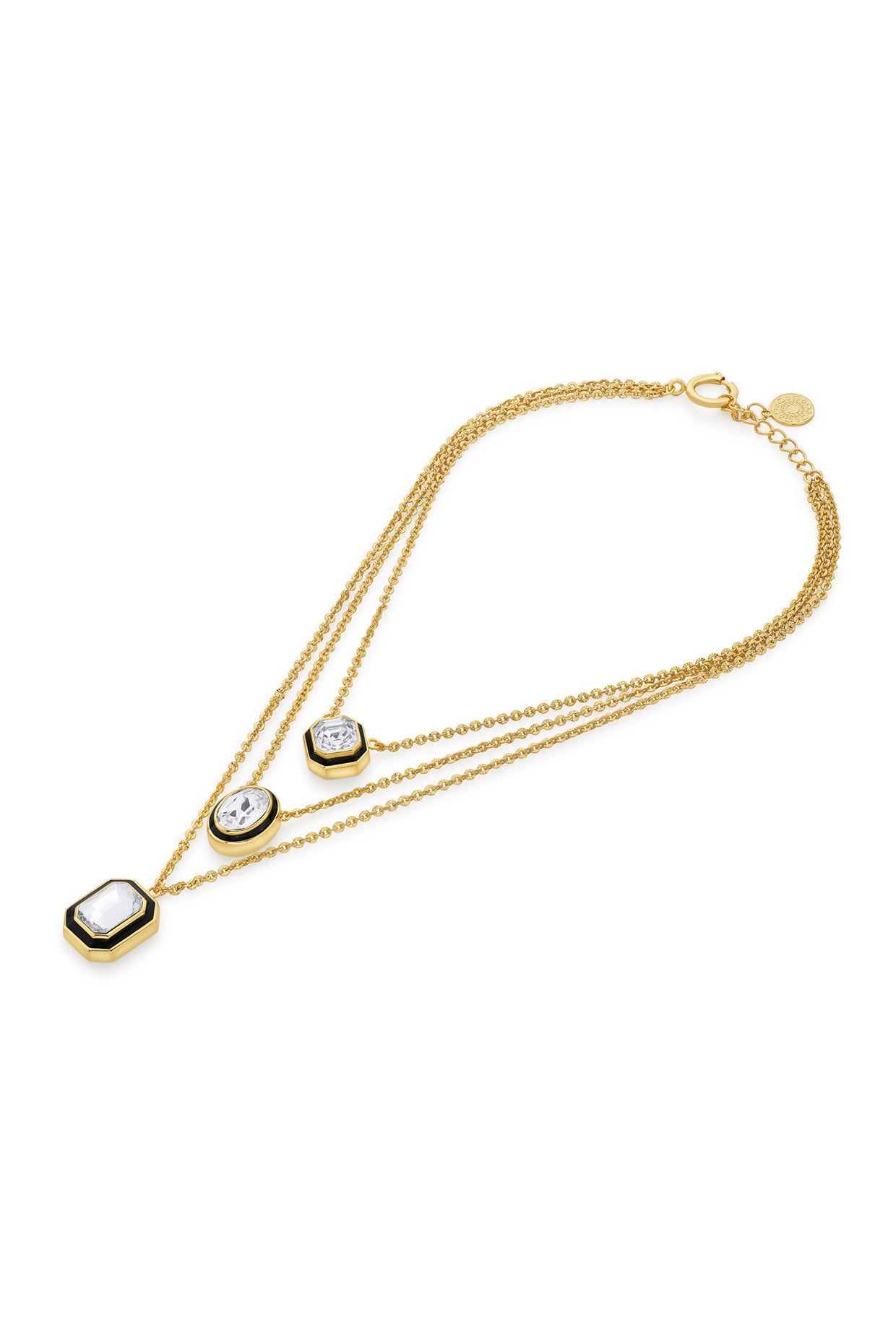 Bling Crystal Layered Necklace