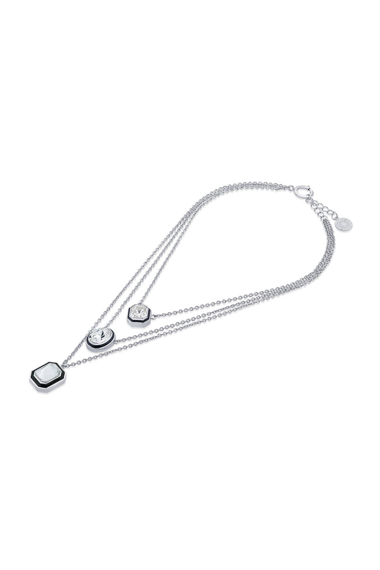 Bougie Crystal Layered Necklace