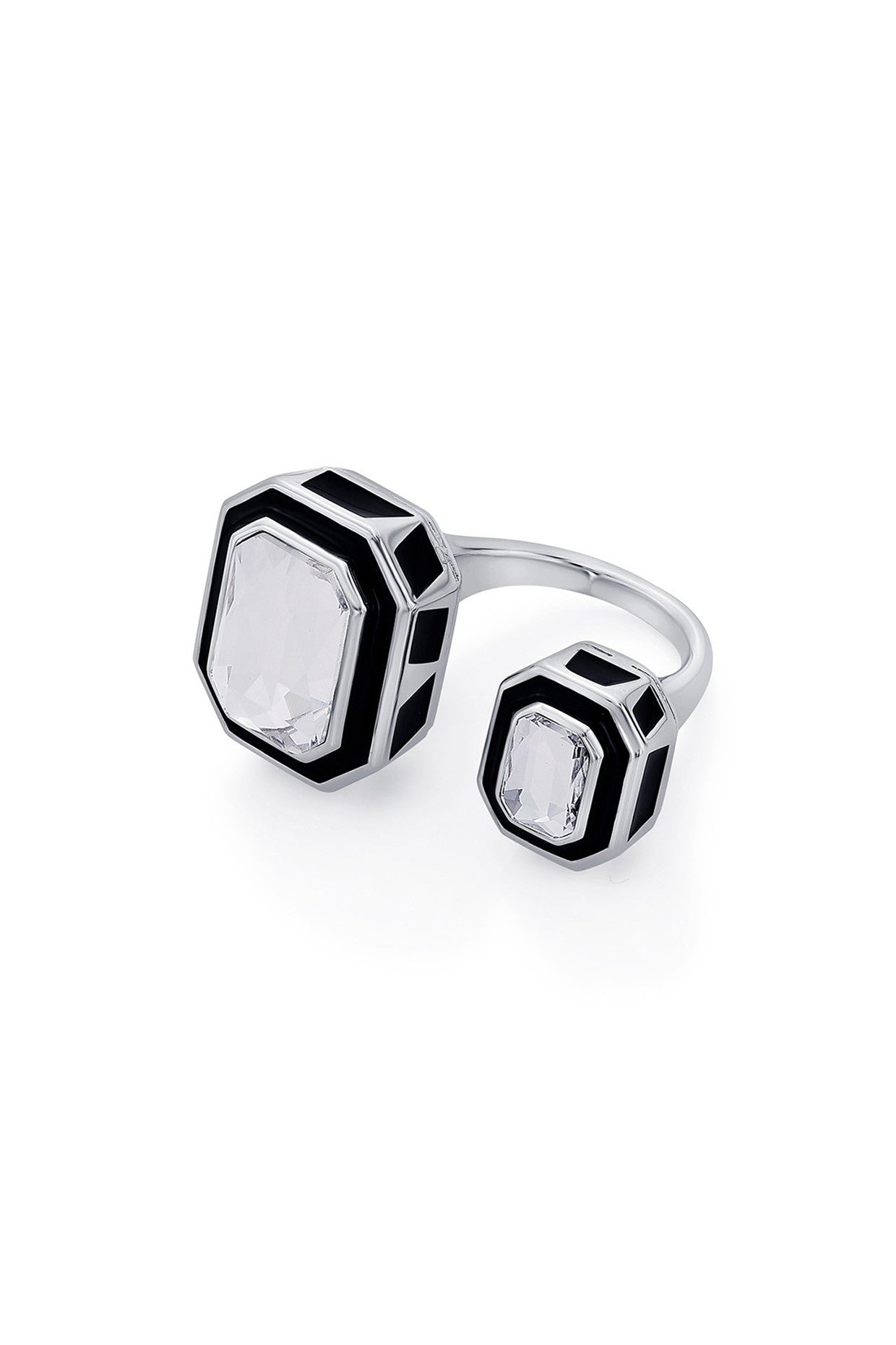 Bougie Dual-Crystal Ring