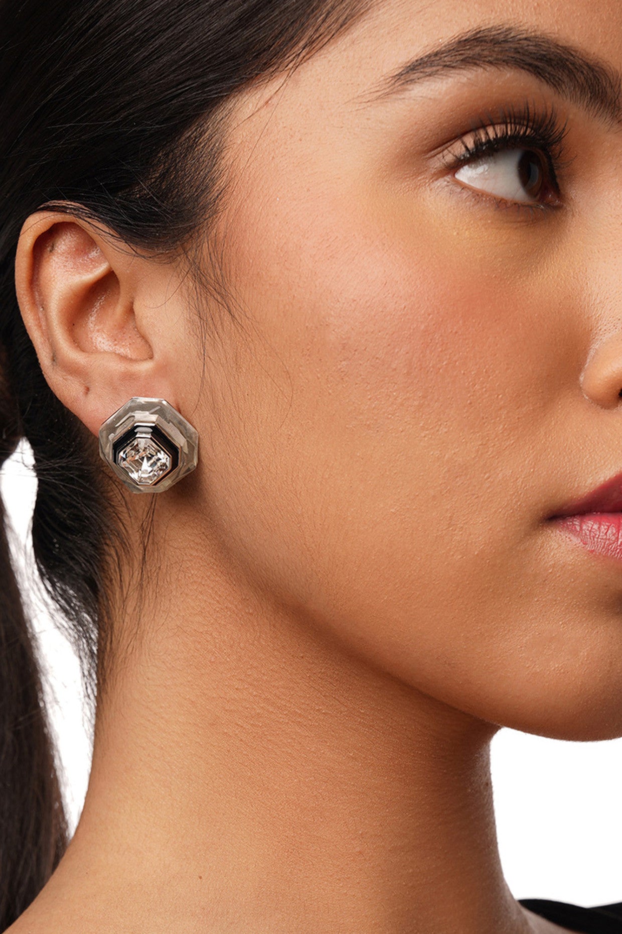 Bougie Infinity Cut Crystal Studs