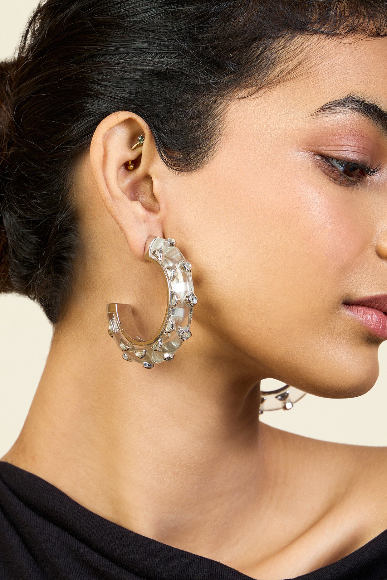 Chaand Statement Hoops