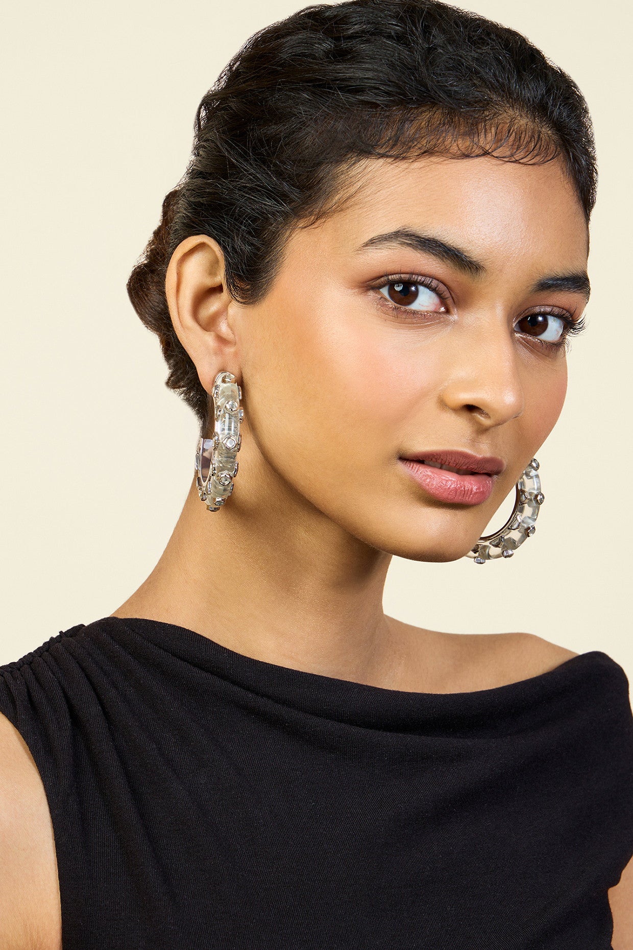 Chaand Statement Hoops