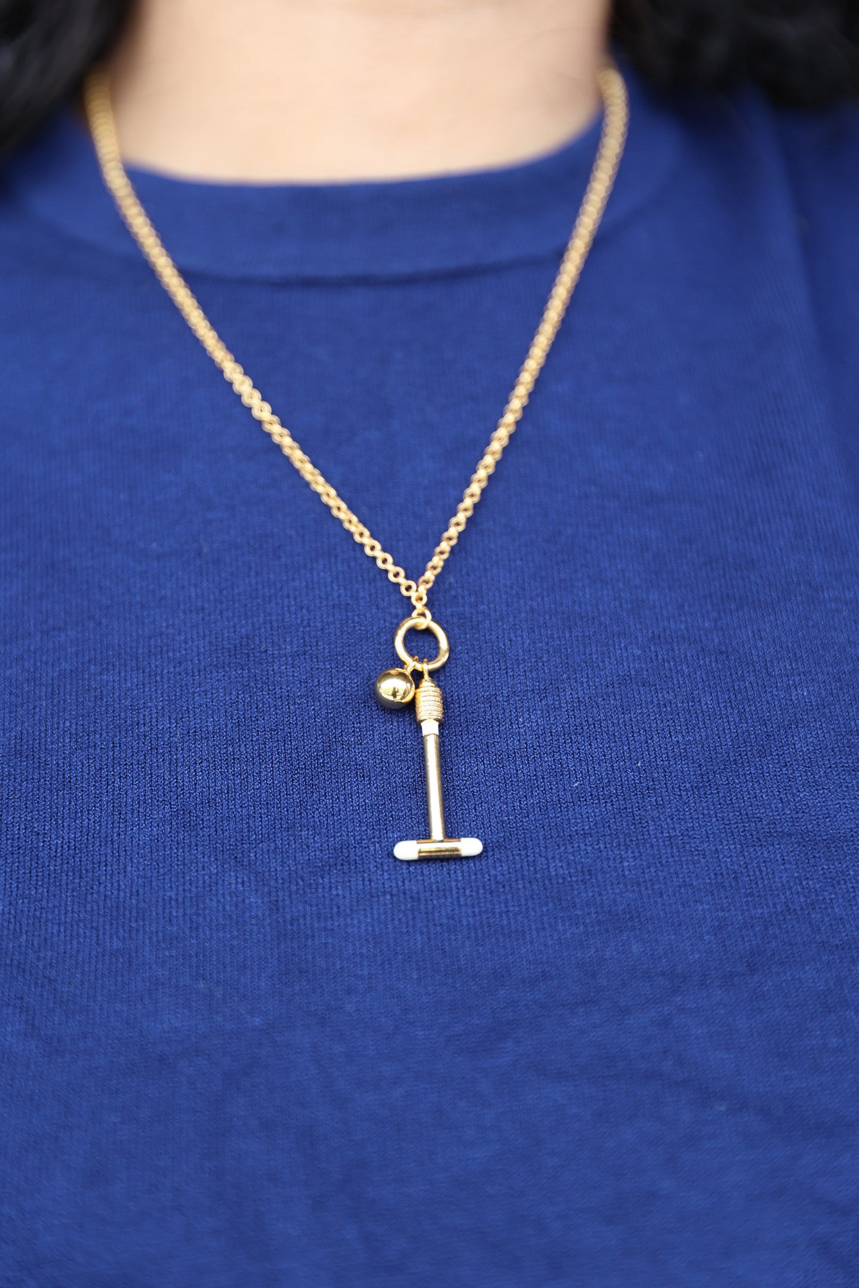 Chesca Polo Stick Pendant