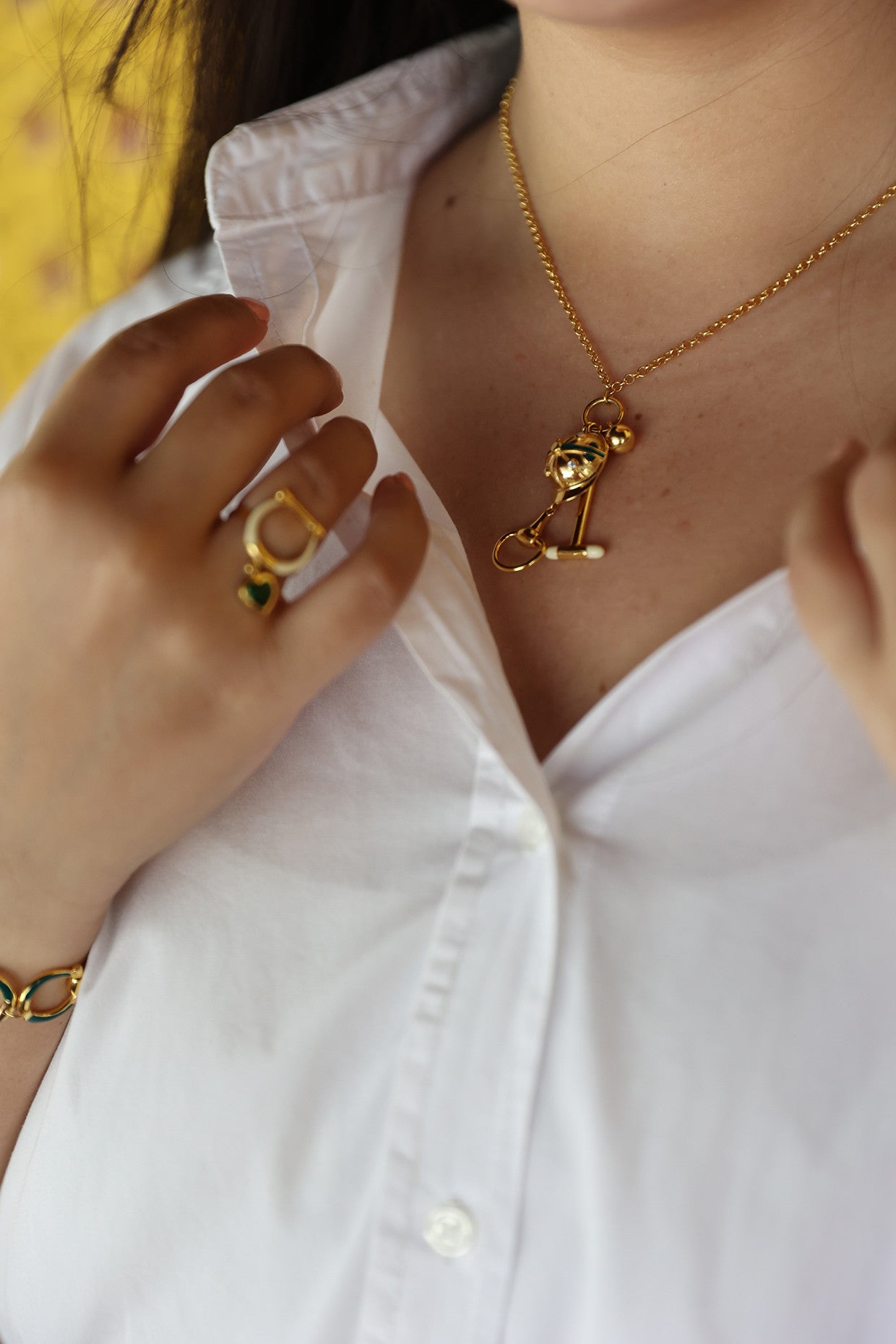 Chiara Multi Charm Pendant