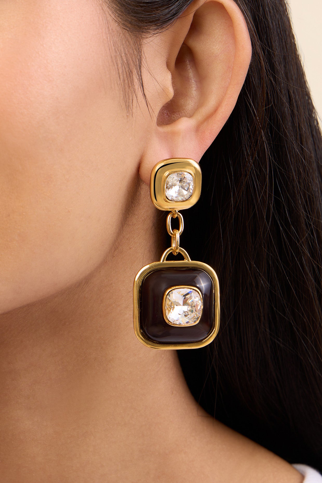 Chunky Crystal Earrings