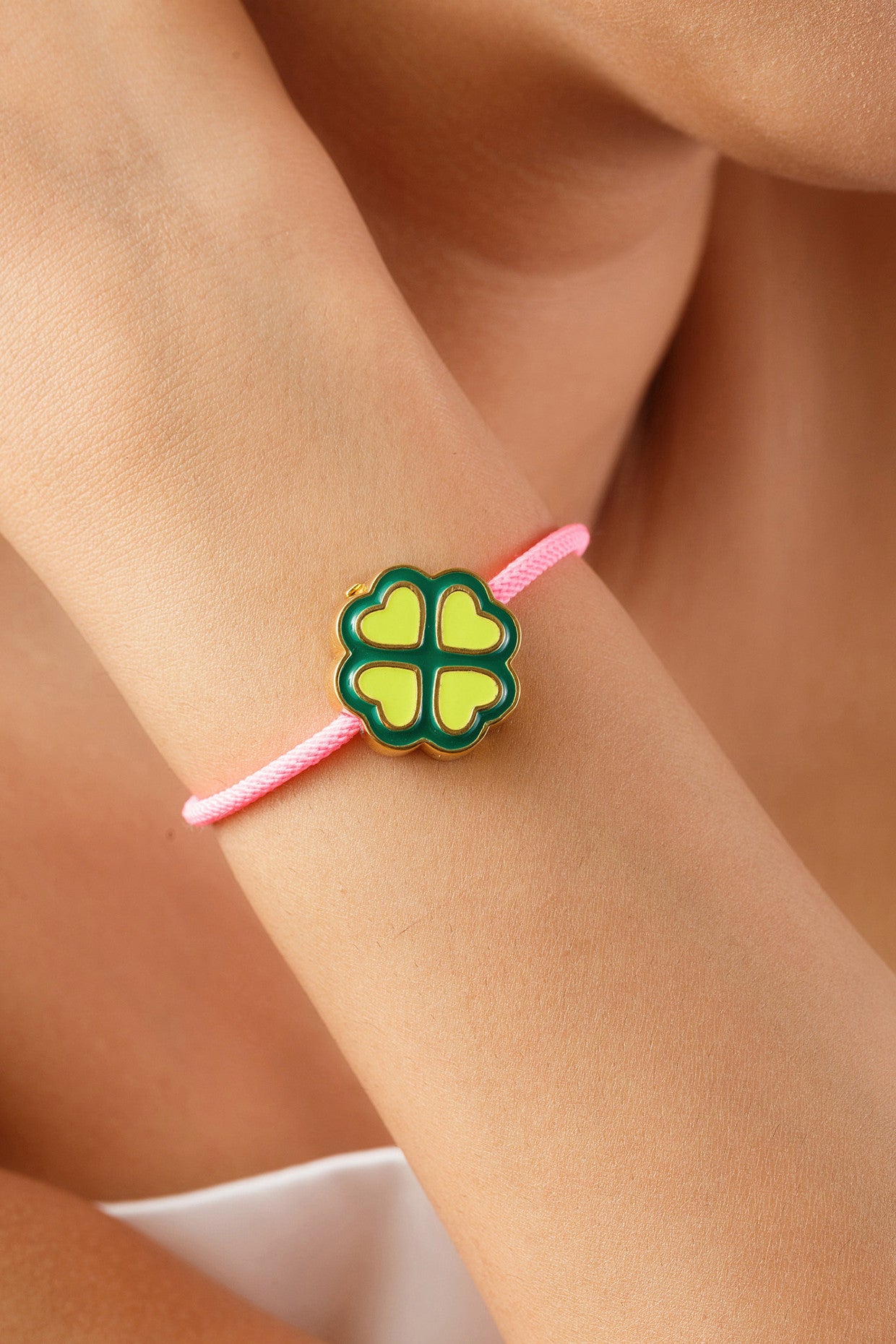 Clover Enamel Bracelet