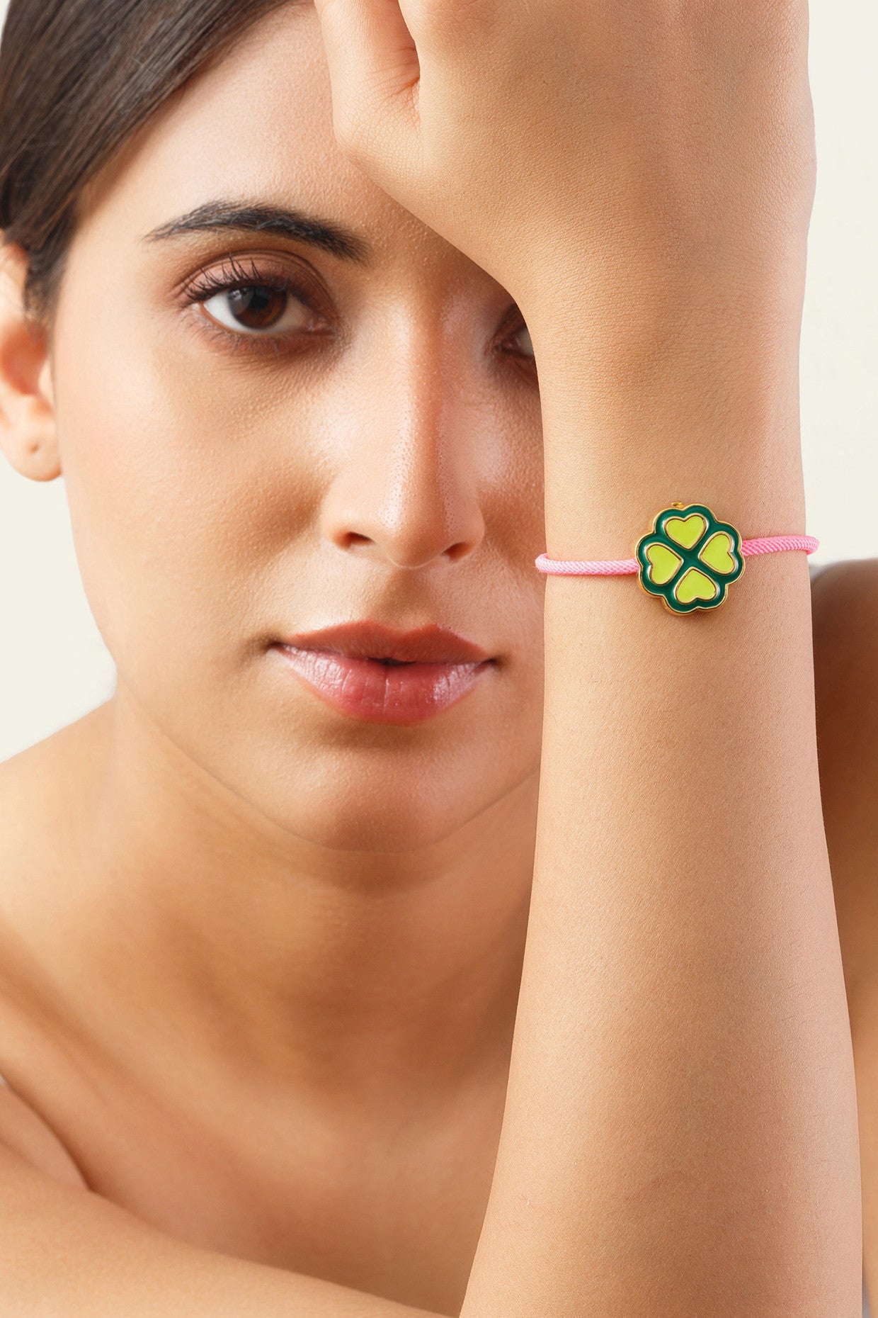 Clover Enamel Bracelet