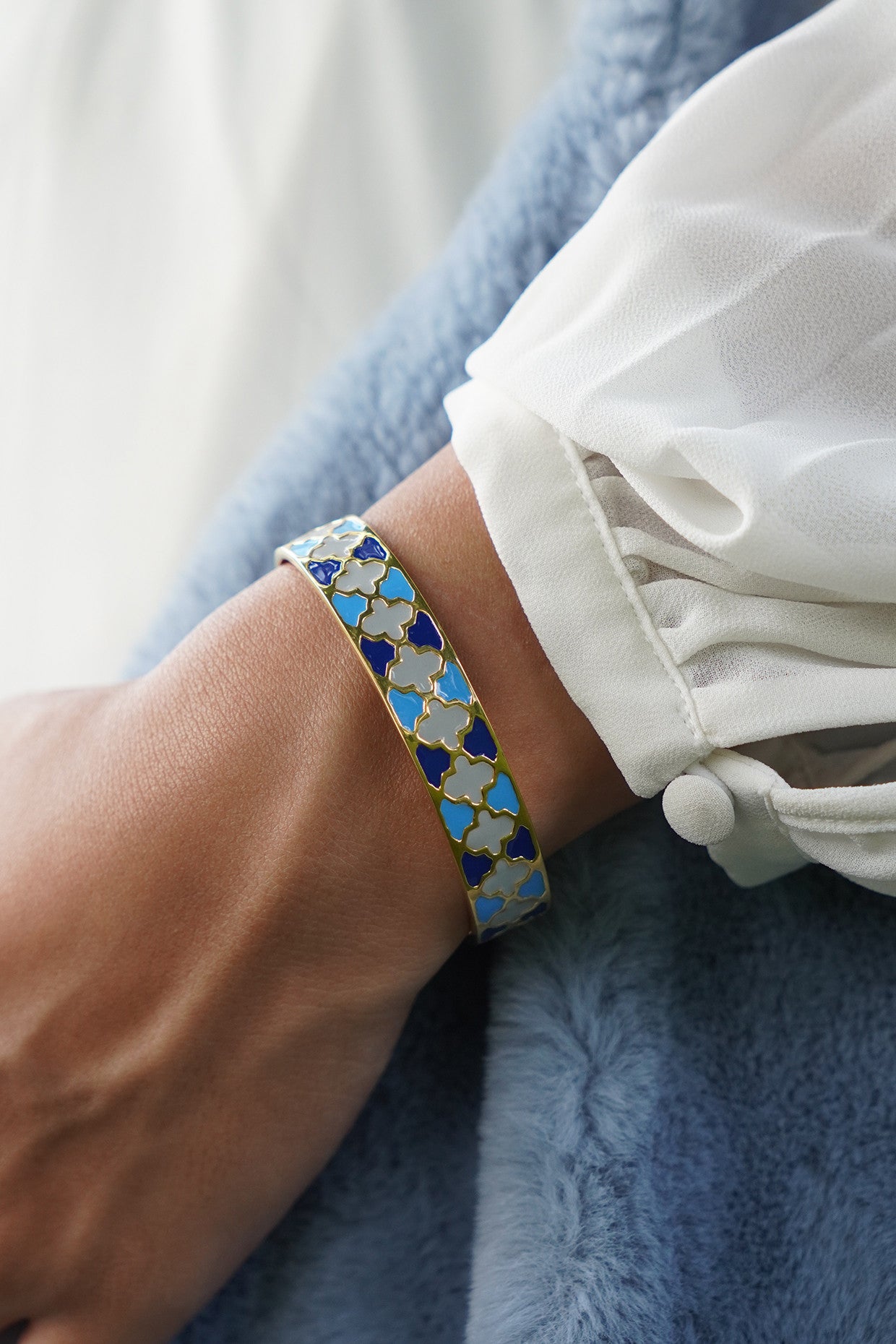 Blue Daphne Cuff