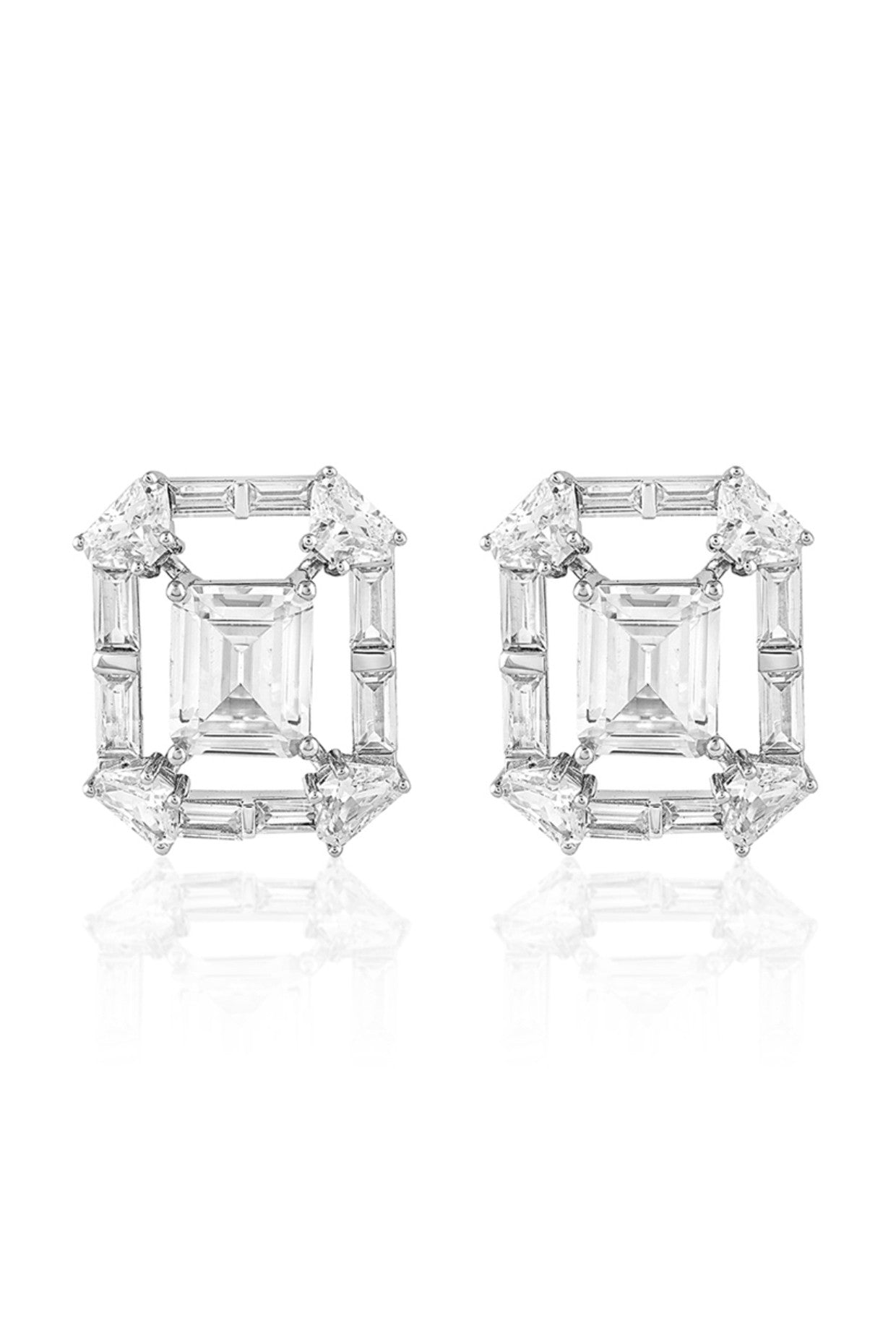 Diamond Halo Studs