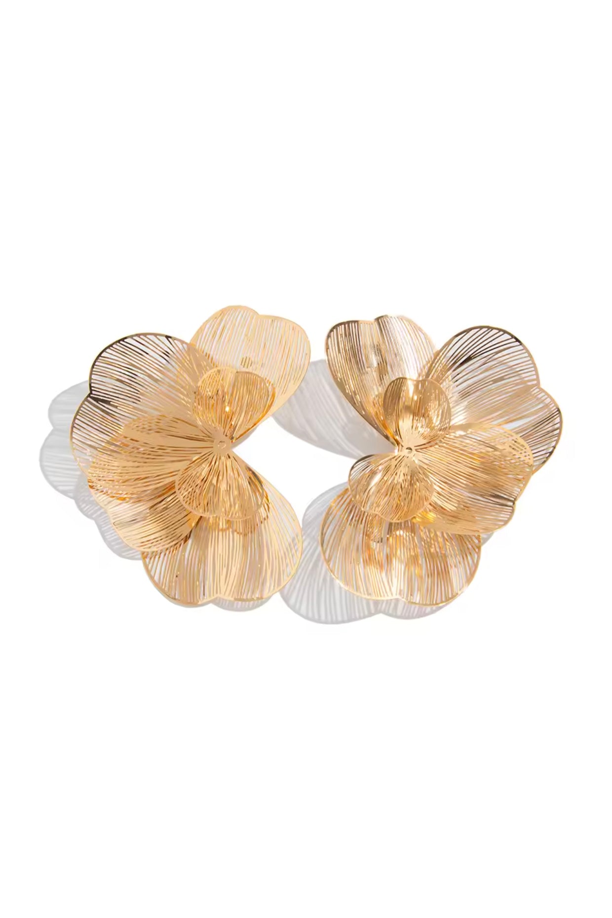 18Kt Gold Plated Forest Bloom Earrings