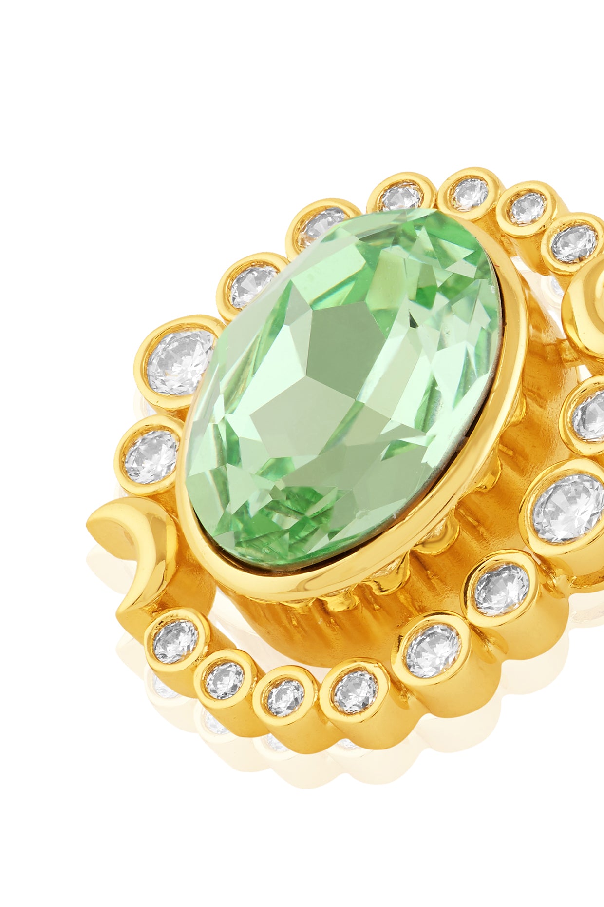 The Oracle Studs 18kt Gold Plated