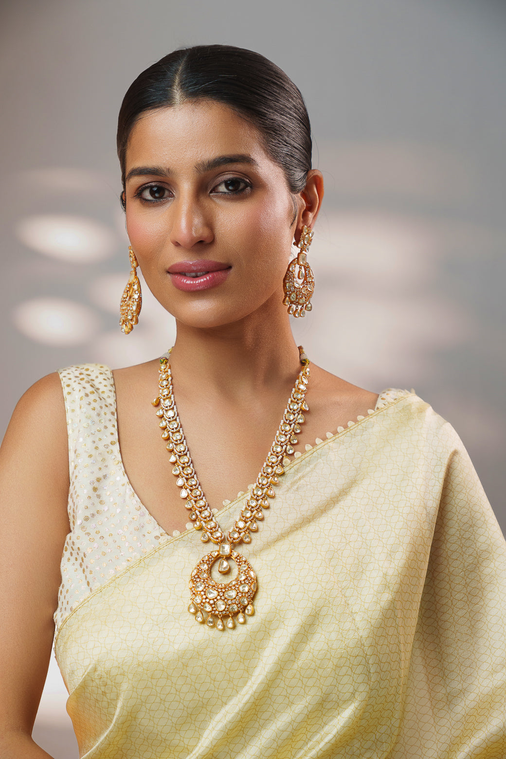 Harsha Moissanite Long Set