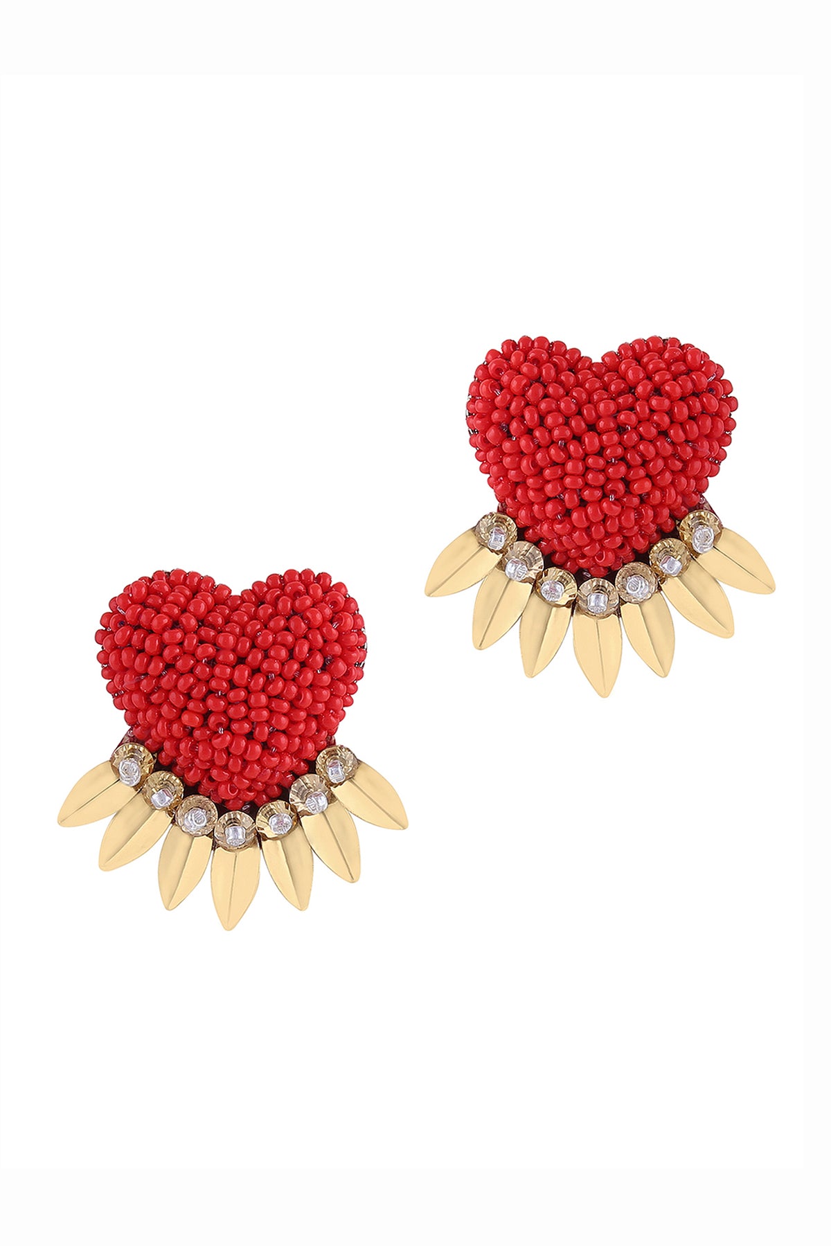 Red Danika Earrings