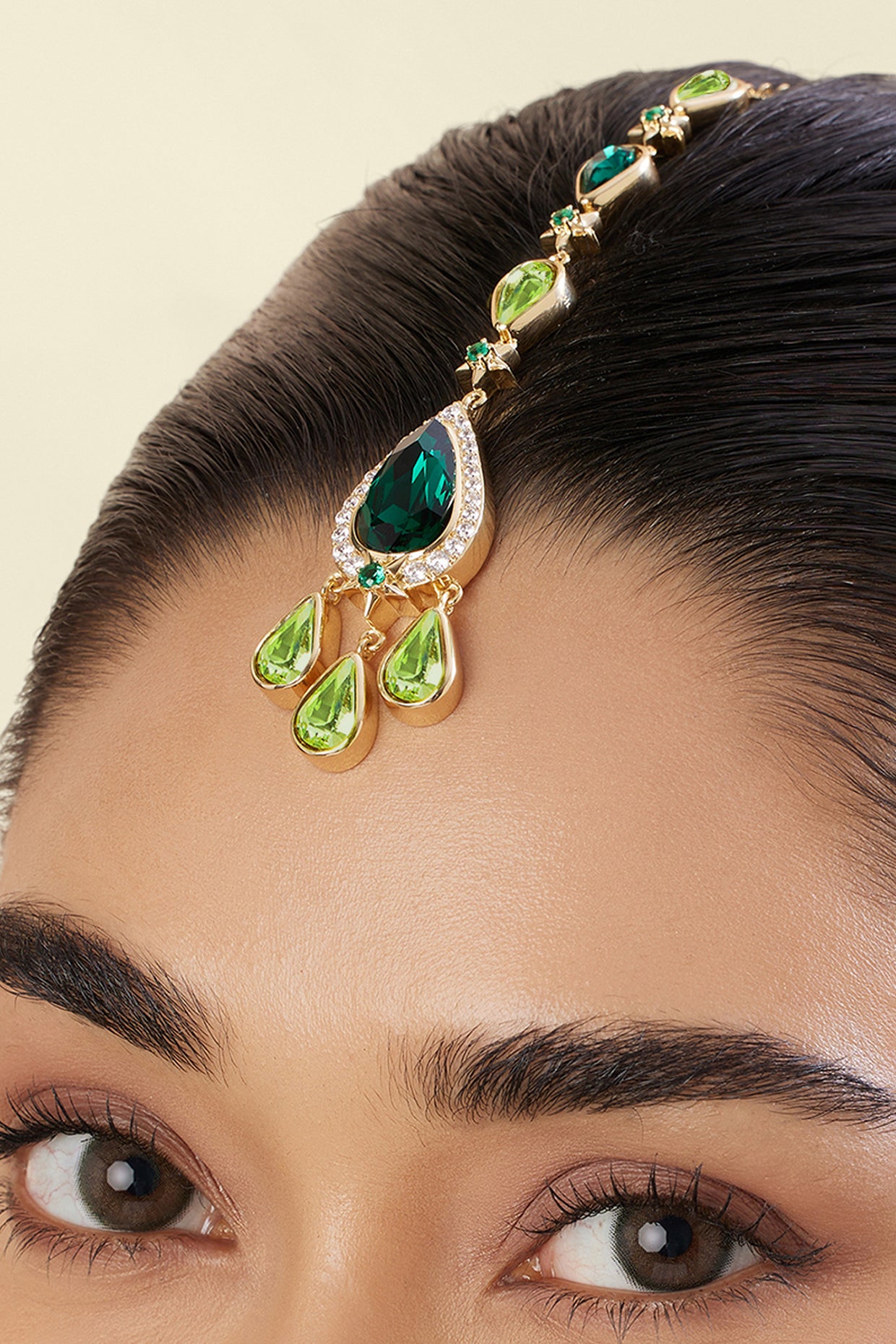 Evandra Maang Tikka In 18Kt Gold Plated