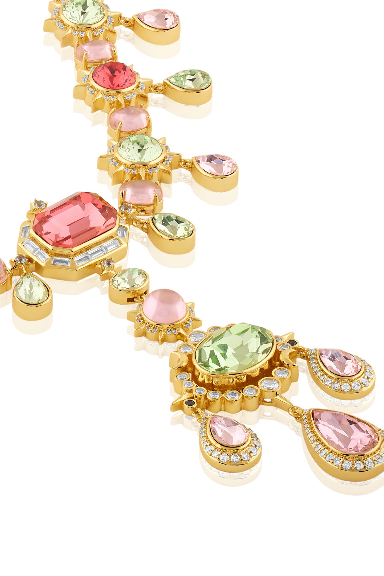 Delphinus Statement Necklace In 18Kt Gold Plated