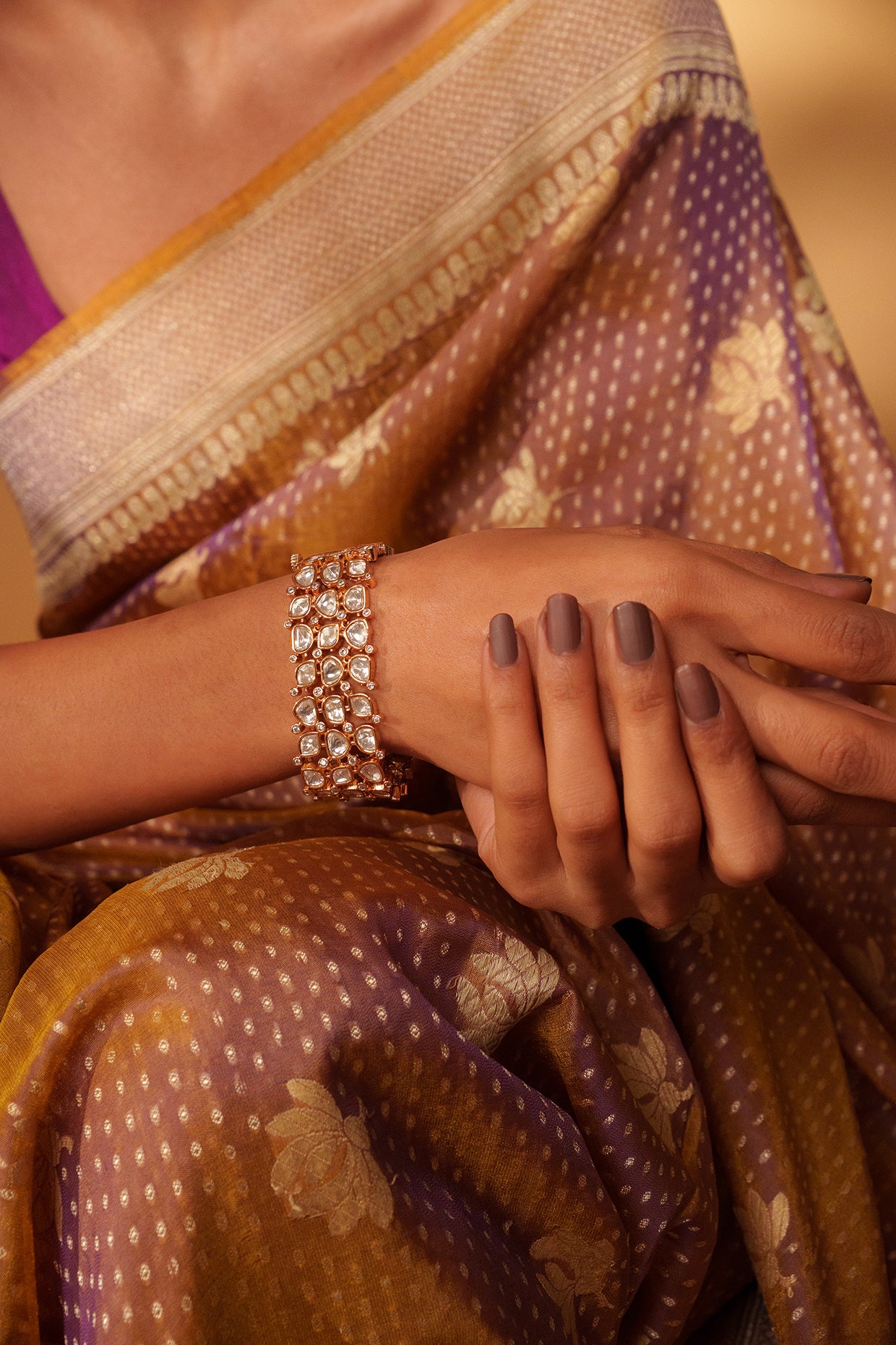 Raaiza Kundan Bracelet