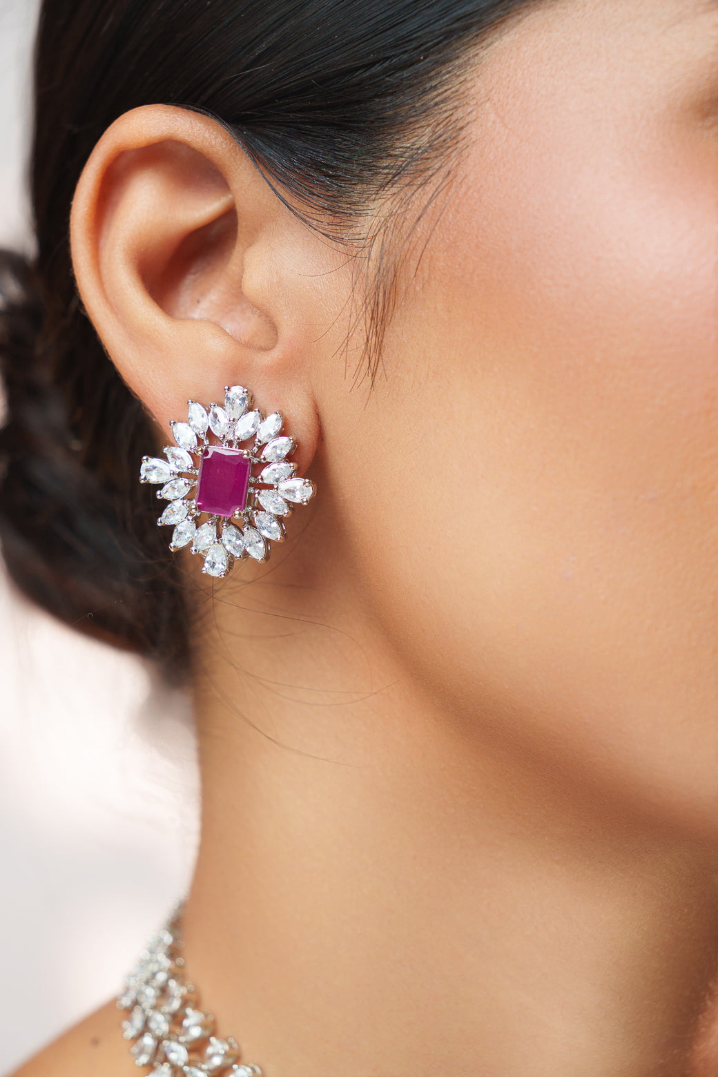 Myra Pink Diamond Choker