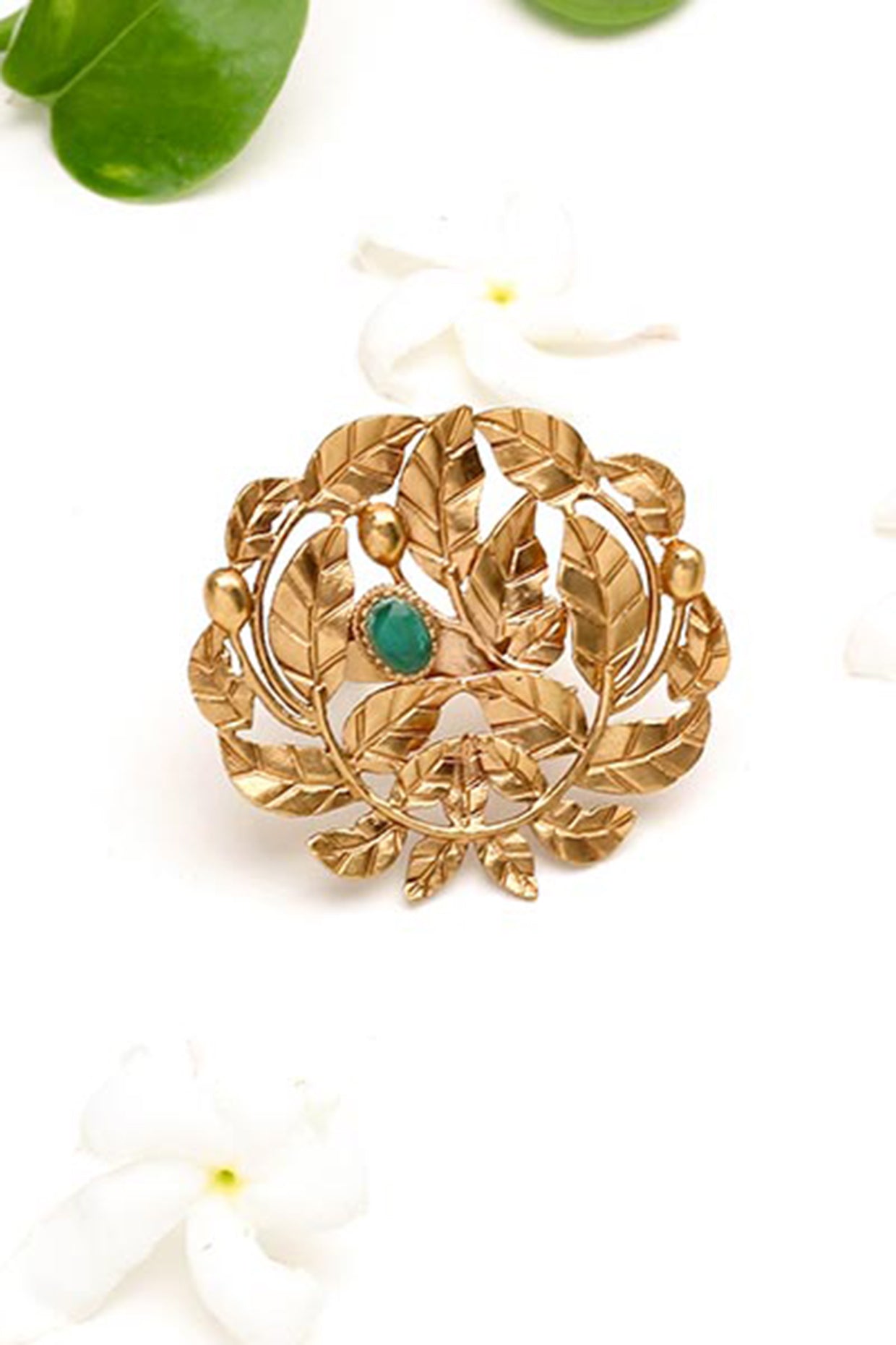 Gold Plated Kite Shape And Ghungroo Earring