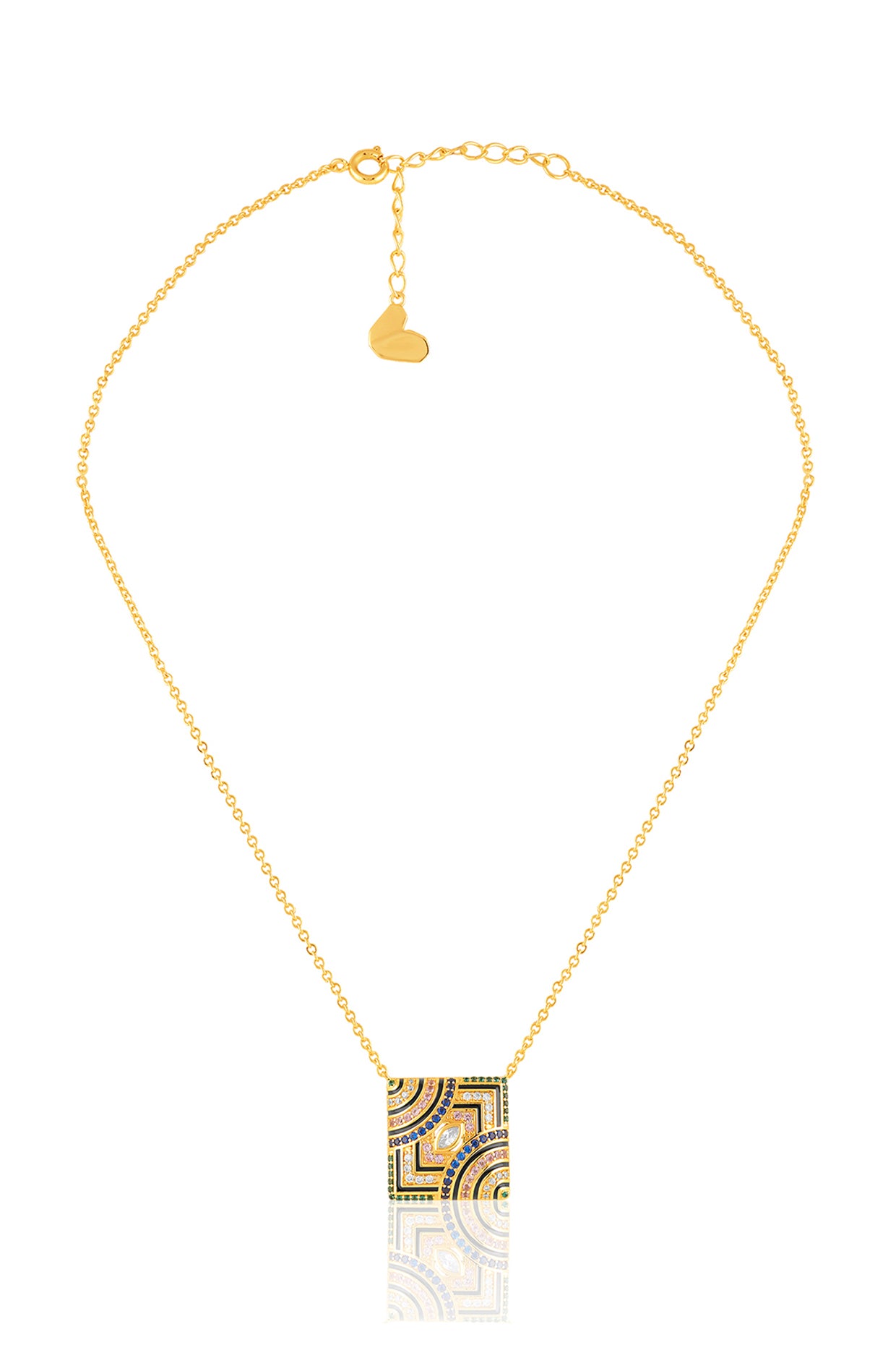 Vyntra Pendant Necklace In 18Kt Gold Plated