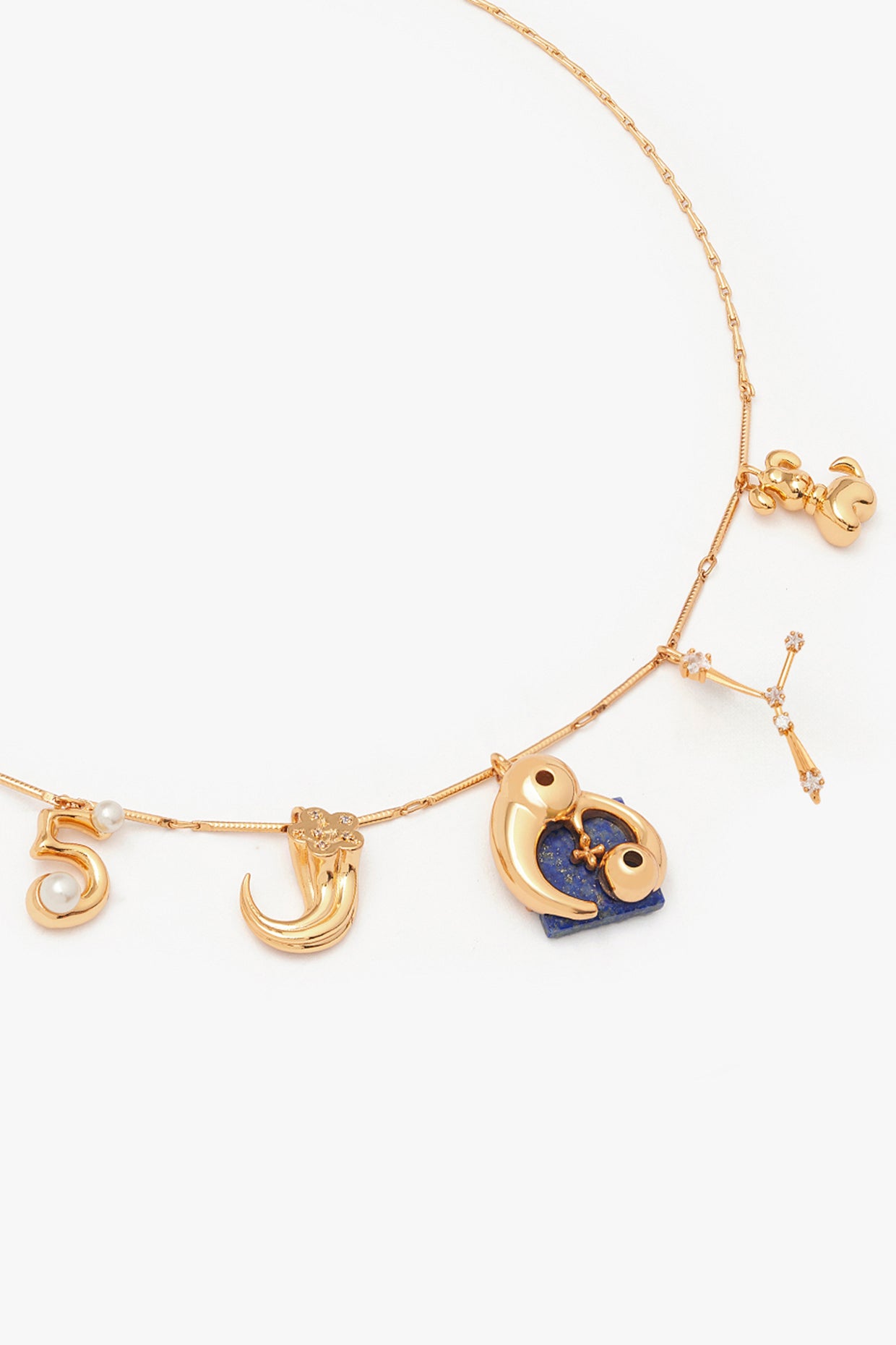 22kt Gold Cancer Charm Necklace