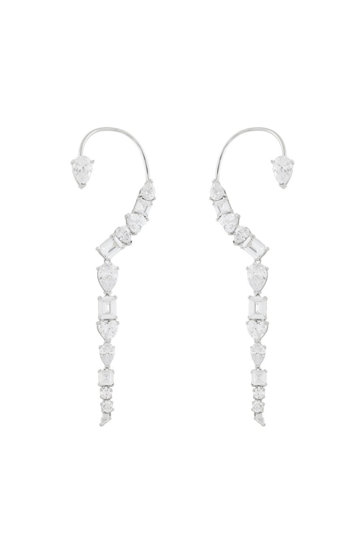 Iridesce Diamante Botox Ear Cuffs