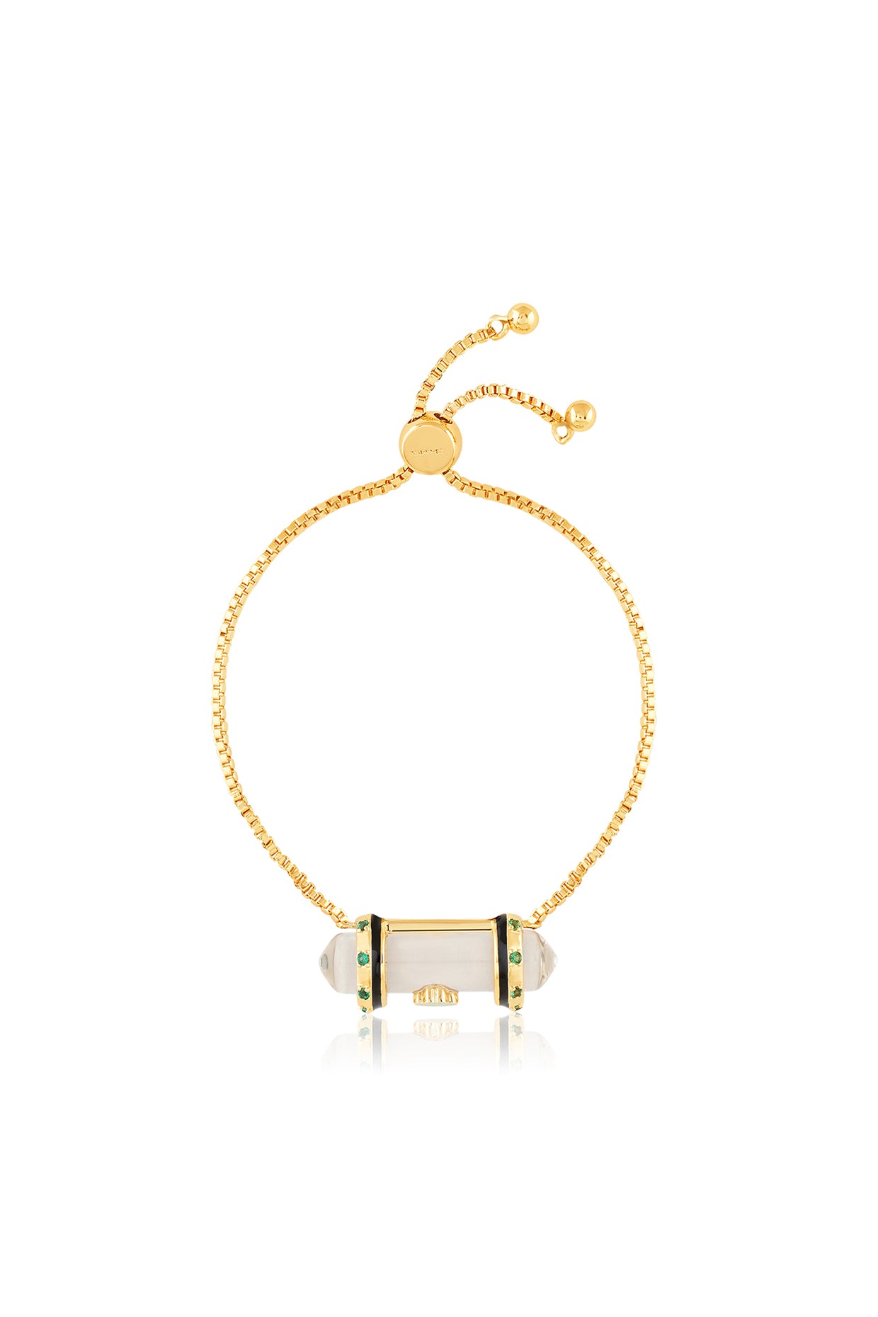 Clarity Bolo Bracelet In 18kt Gold Plated