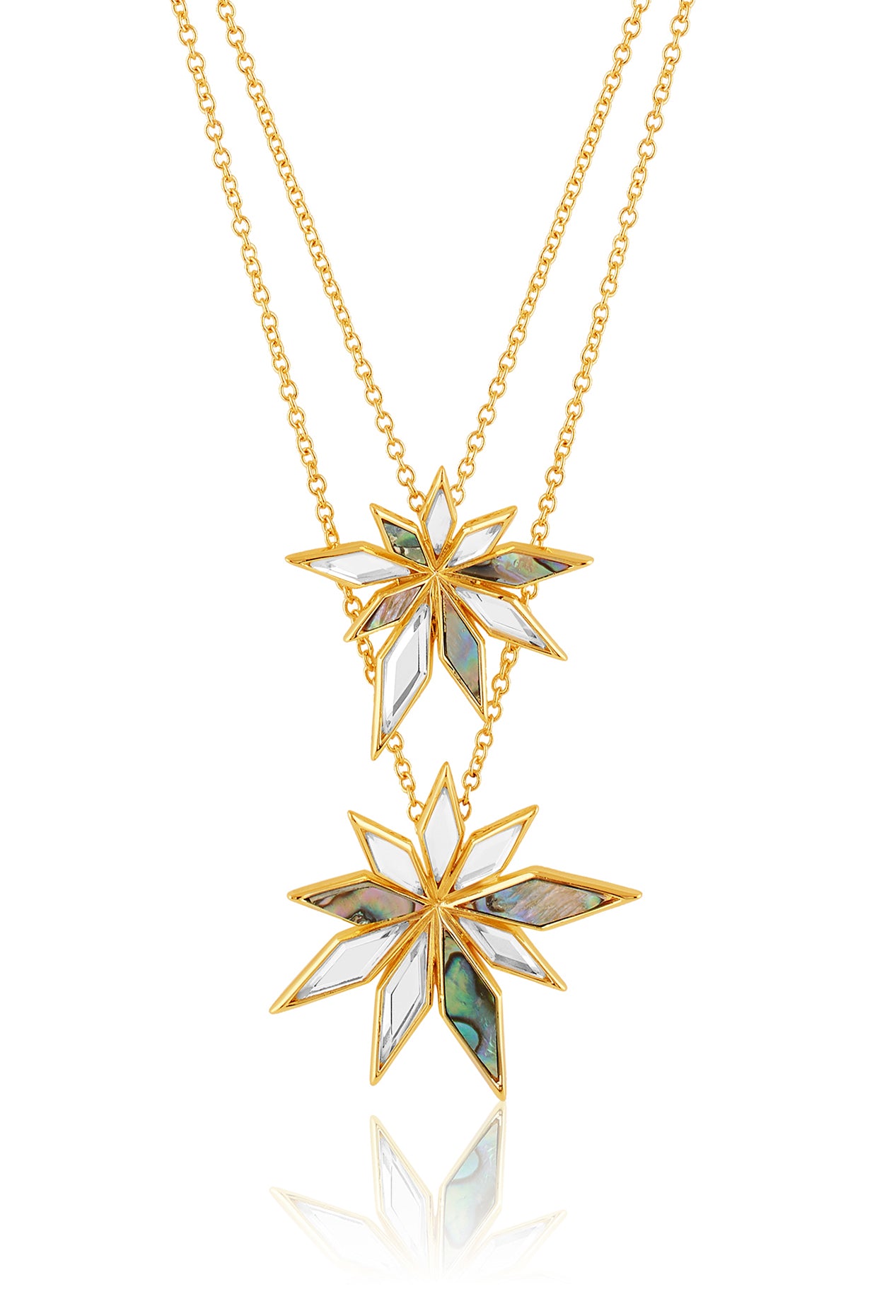 Demi Goddess Mirror Headpiece/Choker 18Kt Gold Plated