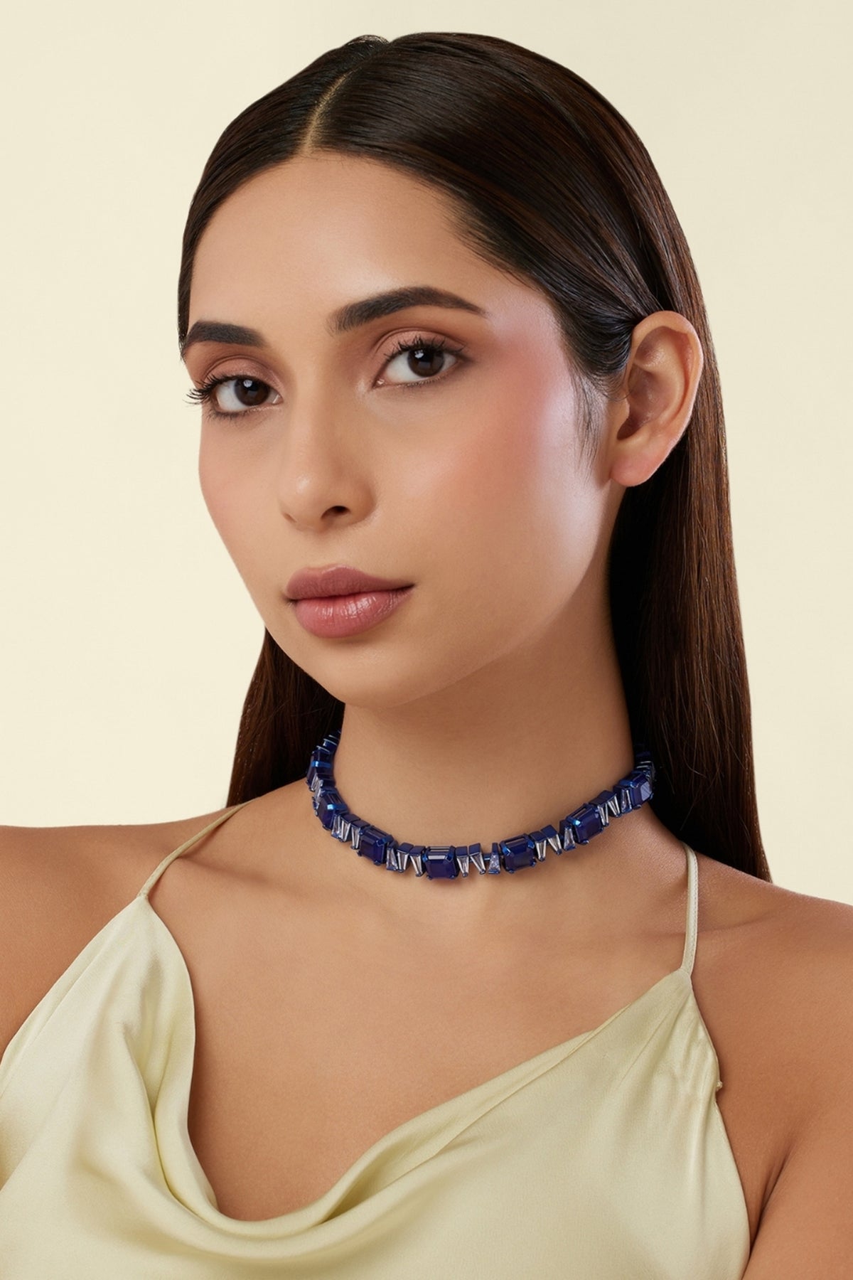 Memoire Sapphire Botox Choker Necklace