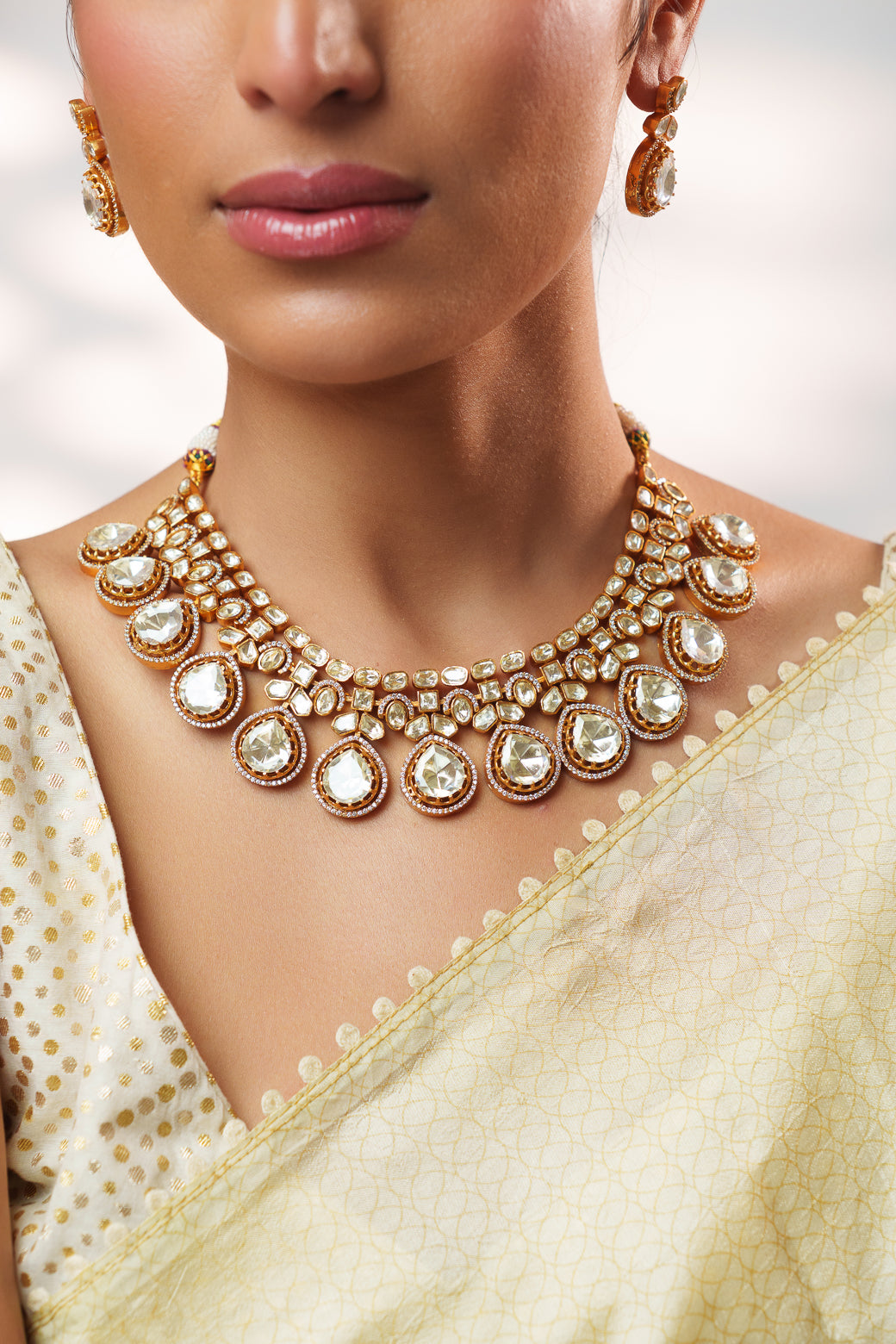 Zihar Moissanite Necklace Set