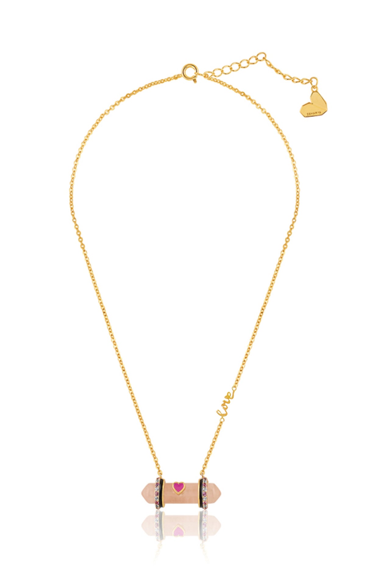 Heart of Light Necklace In Green plating